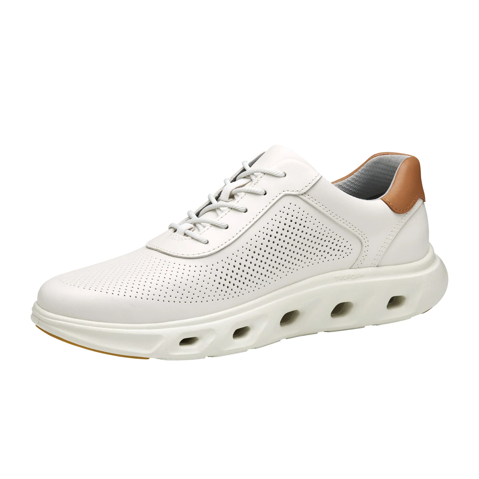 Johnston & Murphy Reactivate U-Throat Sneaker (Men) - White Full Grain - Image 2