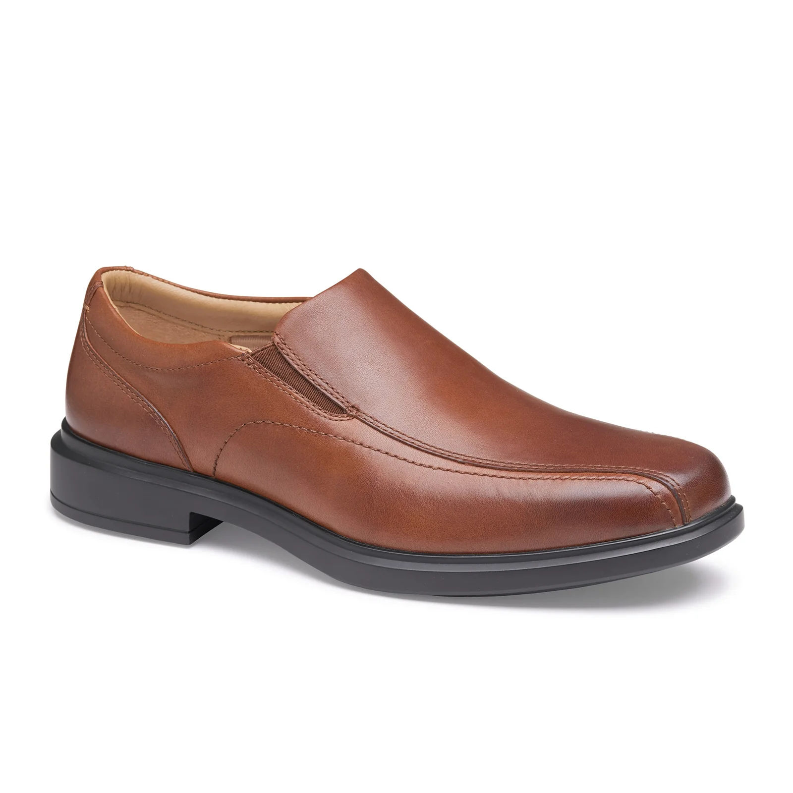 Johnston & Murphy XC4 Stanton Runoff Venetian Slip On (Men) - Red Brown Waterproof Full Grain - Image 2