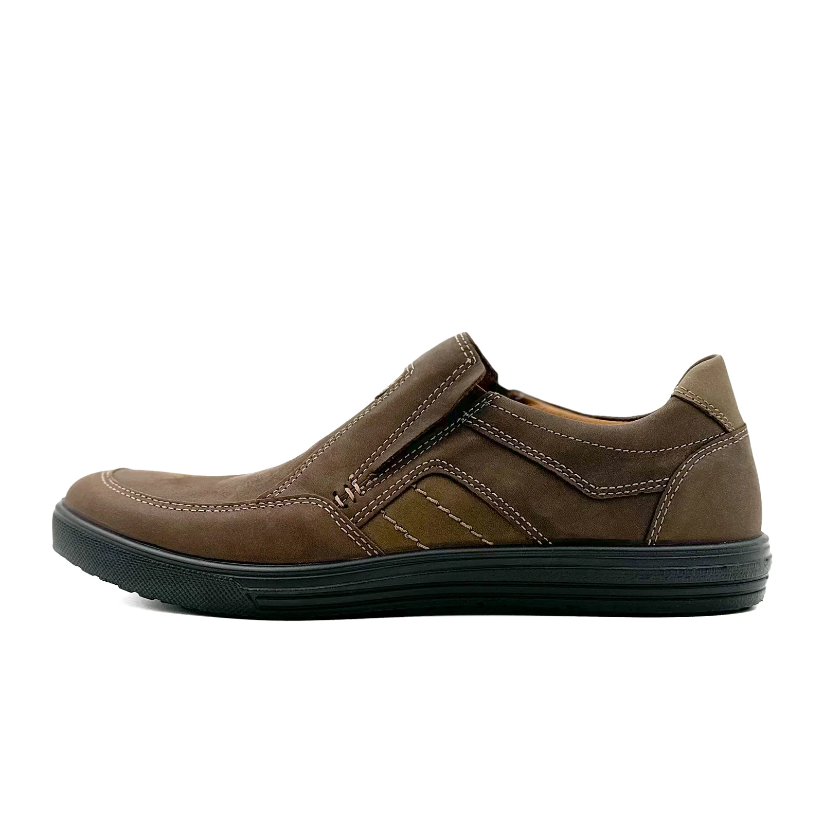 Jomos Ariva Slip On (Men) - Chocolate/Asphalt - Image 2