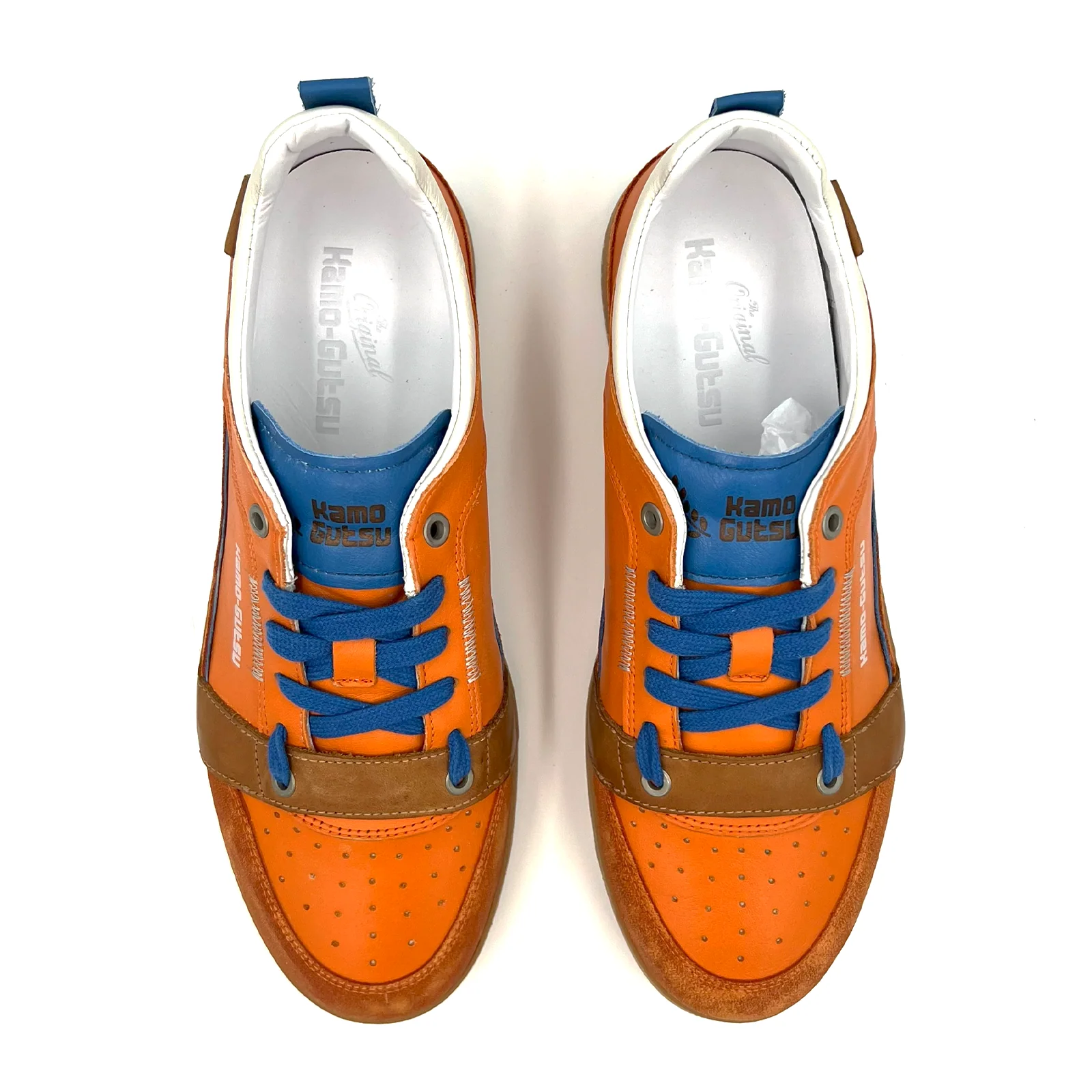 Kamo-Gutsu CAMPO 058 Sneaker (Men) - Lavato/Arancio - Image 4