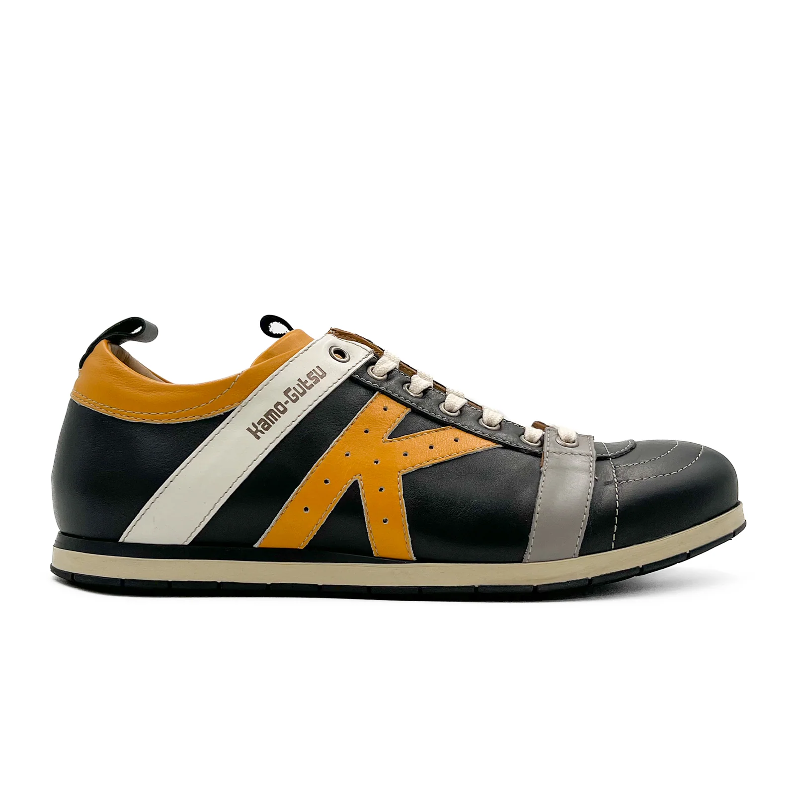 Kamo-Gutsu TIFO 042 Low Sneaker (Men) - Black/Girasole