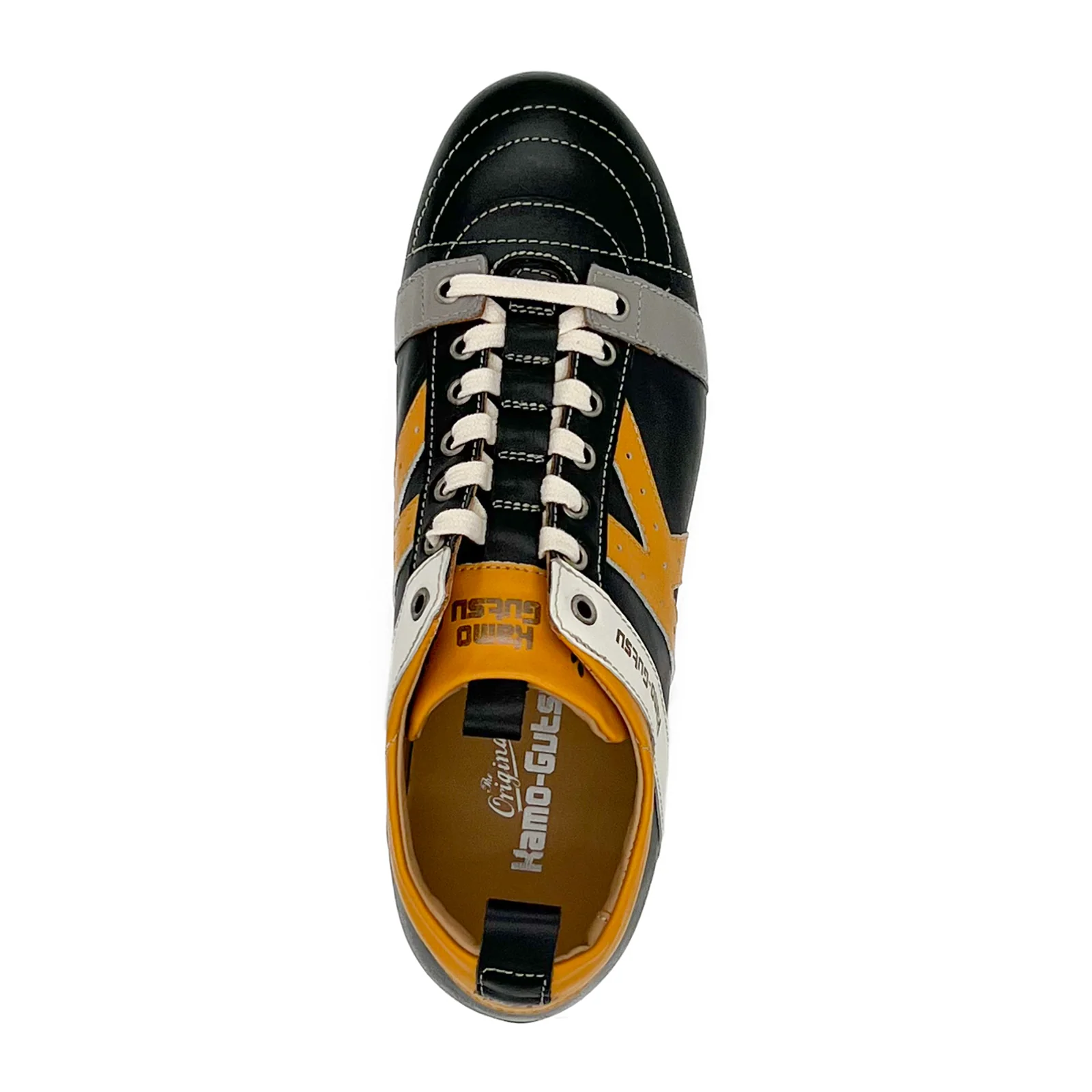 Kamo-Gutsu TIFO 042 Low Sneaker (Men) - Black/Girasole - Image 4