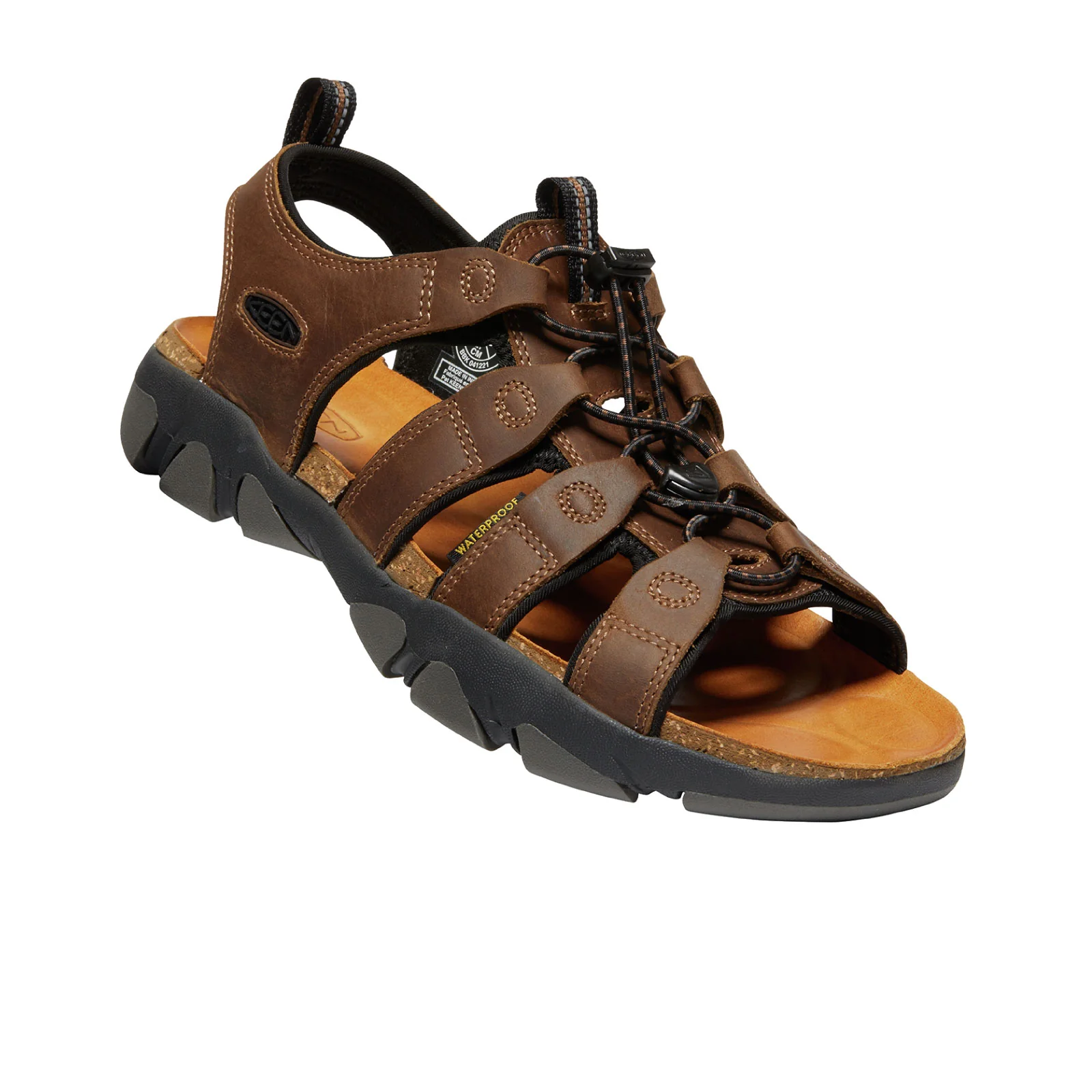 Keen Daytona II Backstrap Sandal (Men) - Bison/Black - Image 2