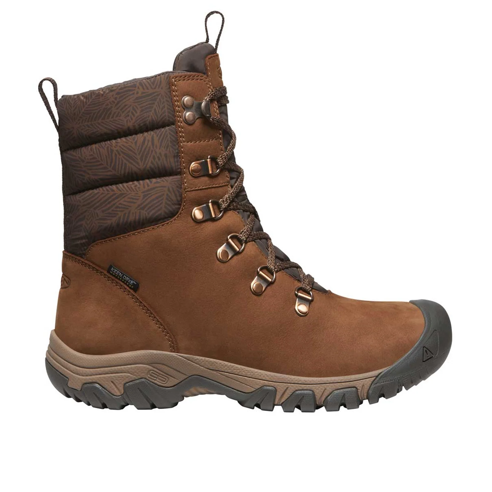 Keen Greta Mid Waterproof Boot (Women) - Bison/Java