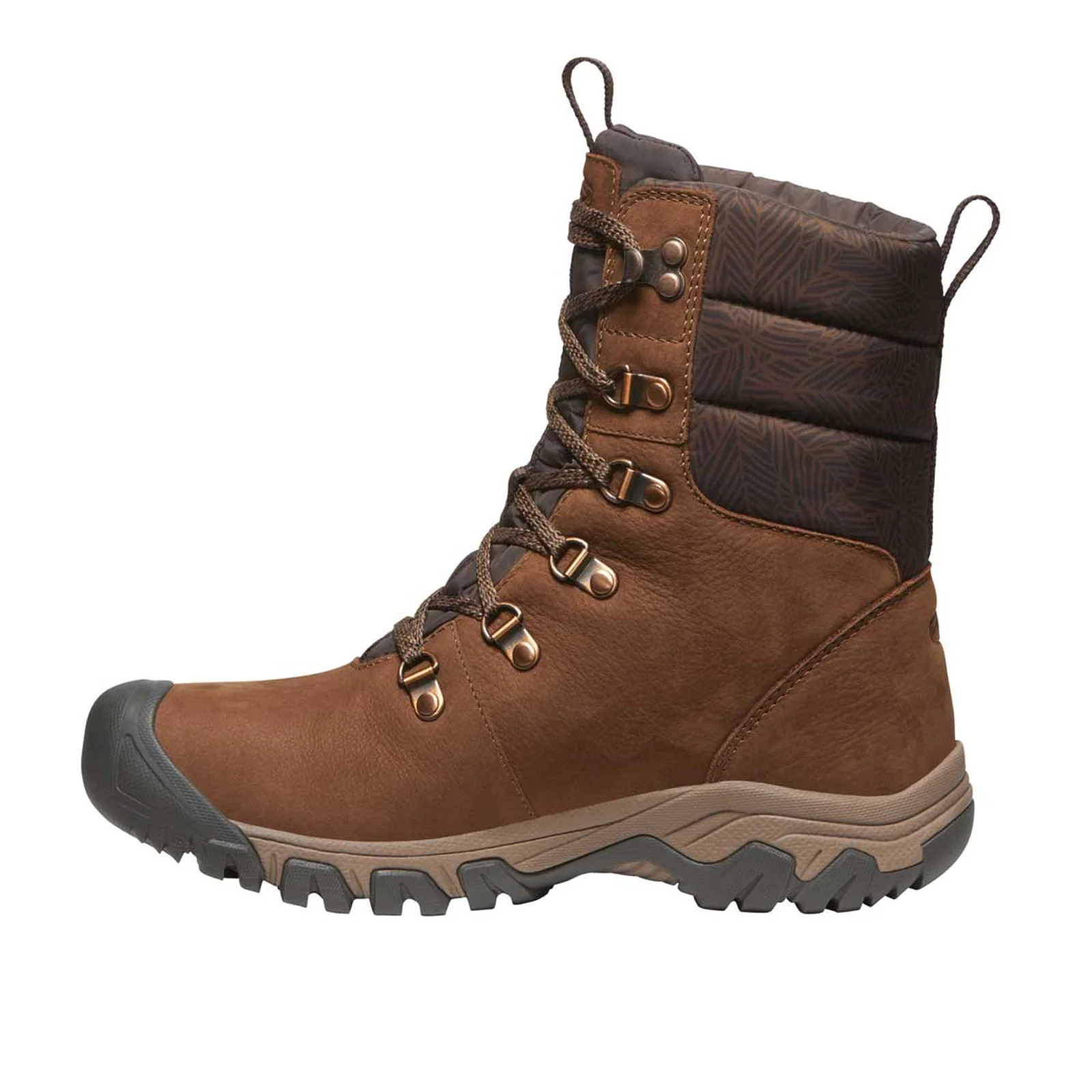 Keen Greta Mid Waterproof Boot (Women) - Bison/Java - Image 2