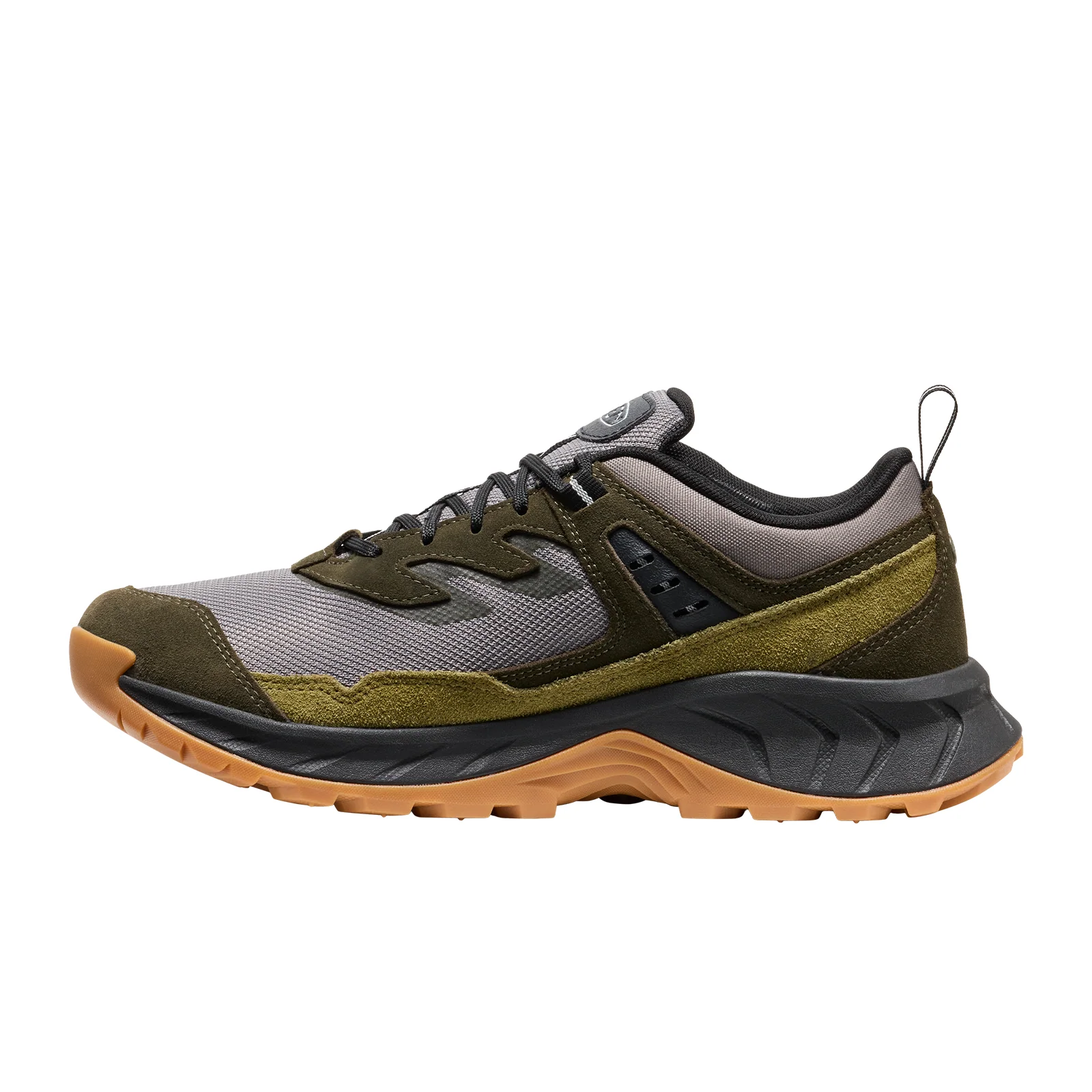 Keen Hightrail Waterproof Hiking Shoe (Men) - Steel Grey/Forest Night - Image 2