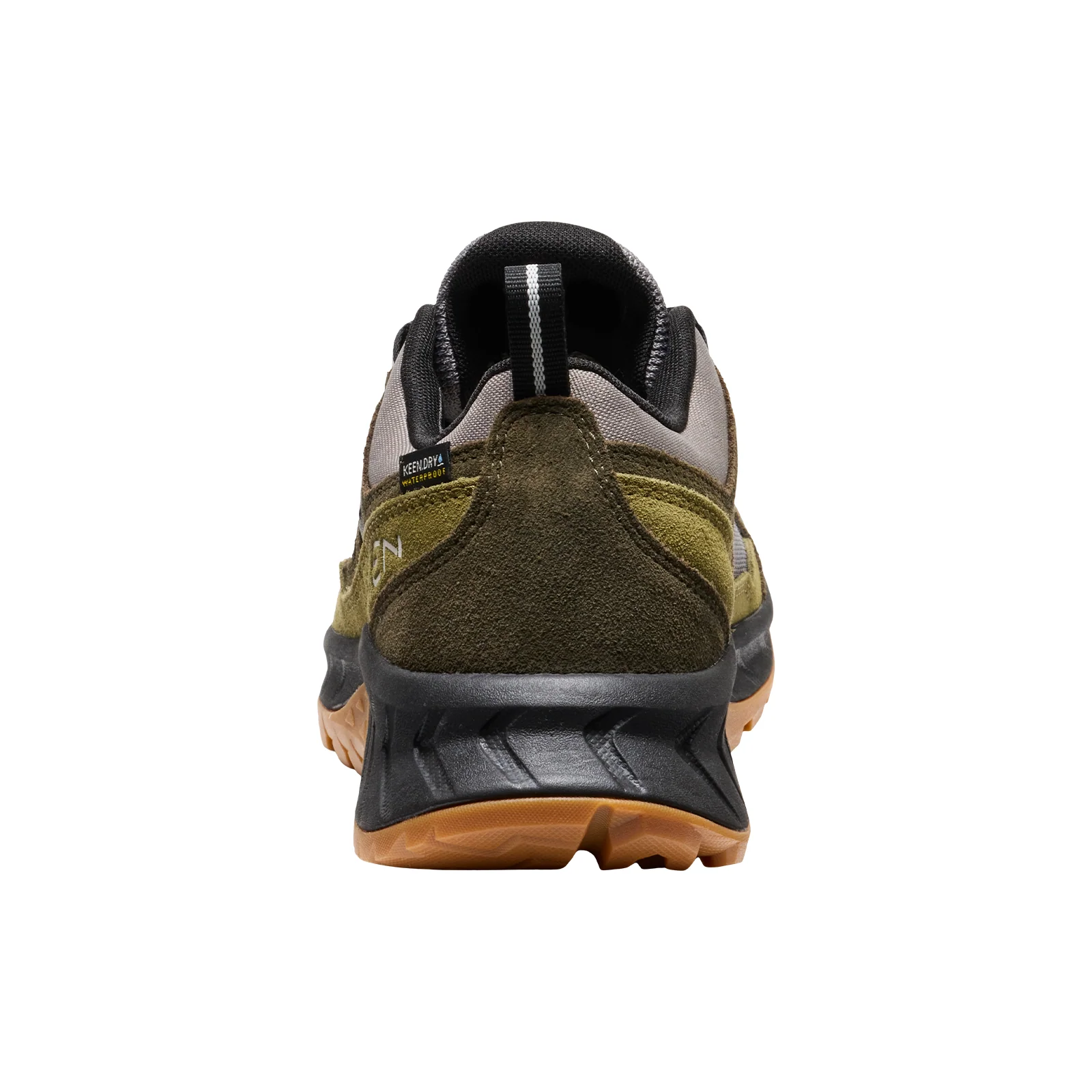 Keen Hightrail Waterproof Hiking Shoe (Men) - Steel Grey/Forest Night - Image 4