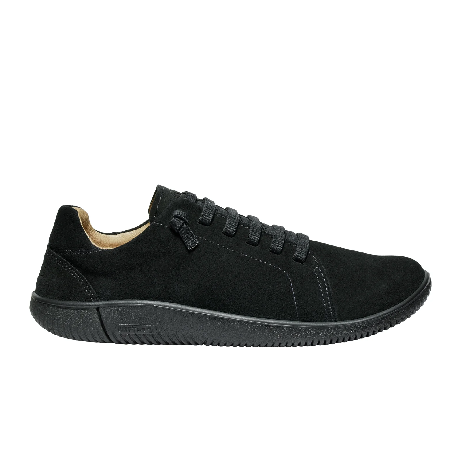 Keen KNX Lace Suede Sneaker (Men) - Black/Black
