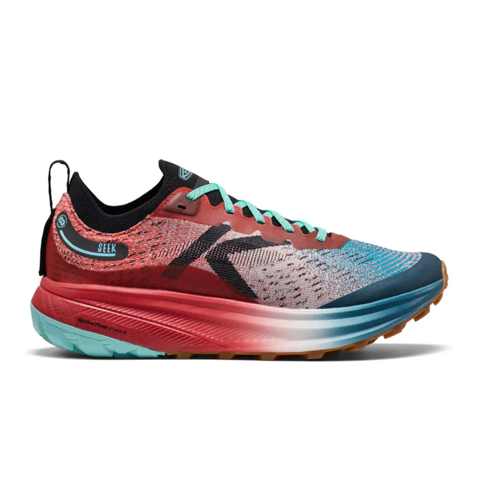 Keen Seek Trail Running Shoe (Men) - Grenadine/Ocean Depths