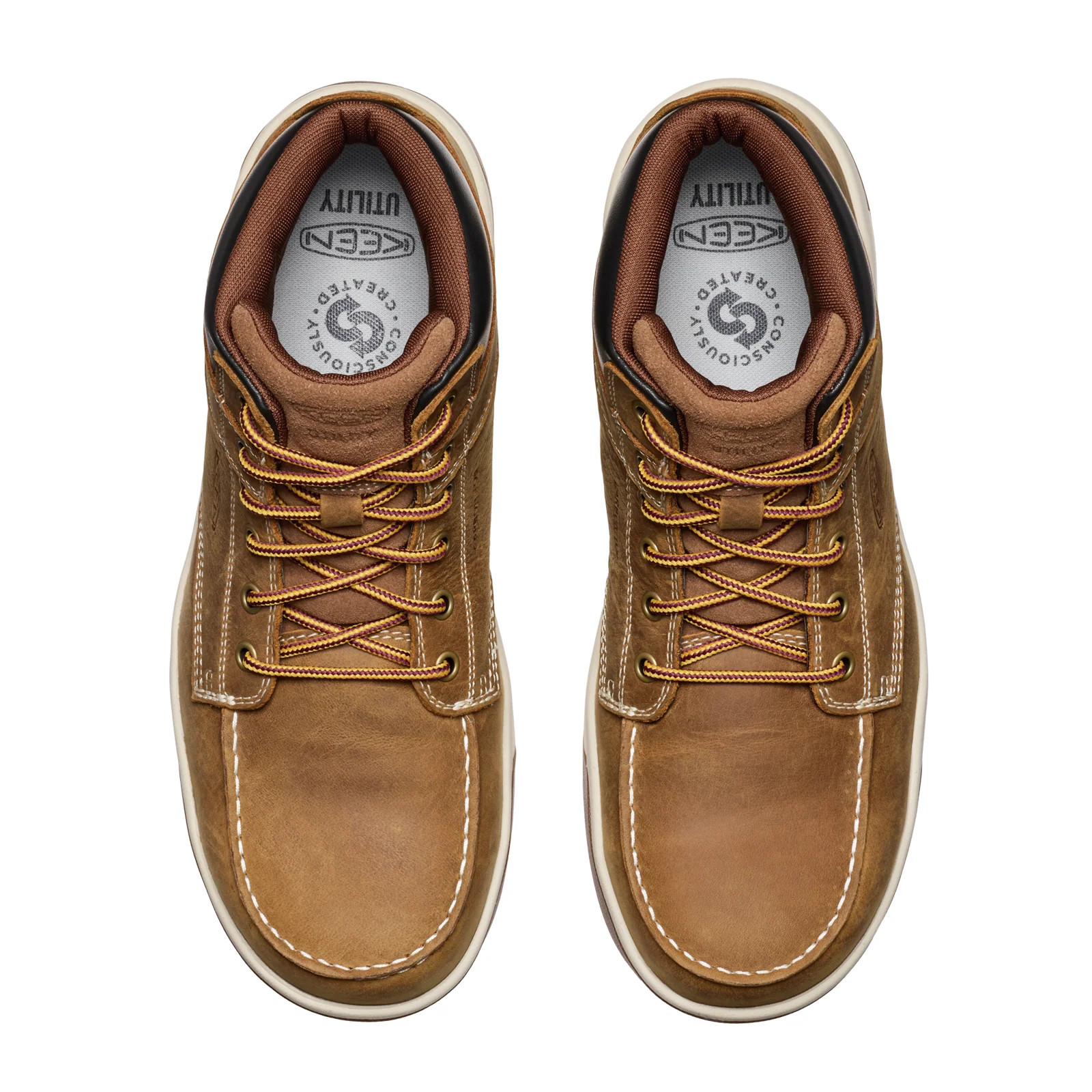 Keen Utility Gibson Mid Carbon Toe Work Boot (Men) - Belgian/Gum - Image 4