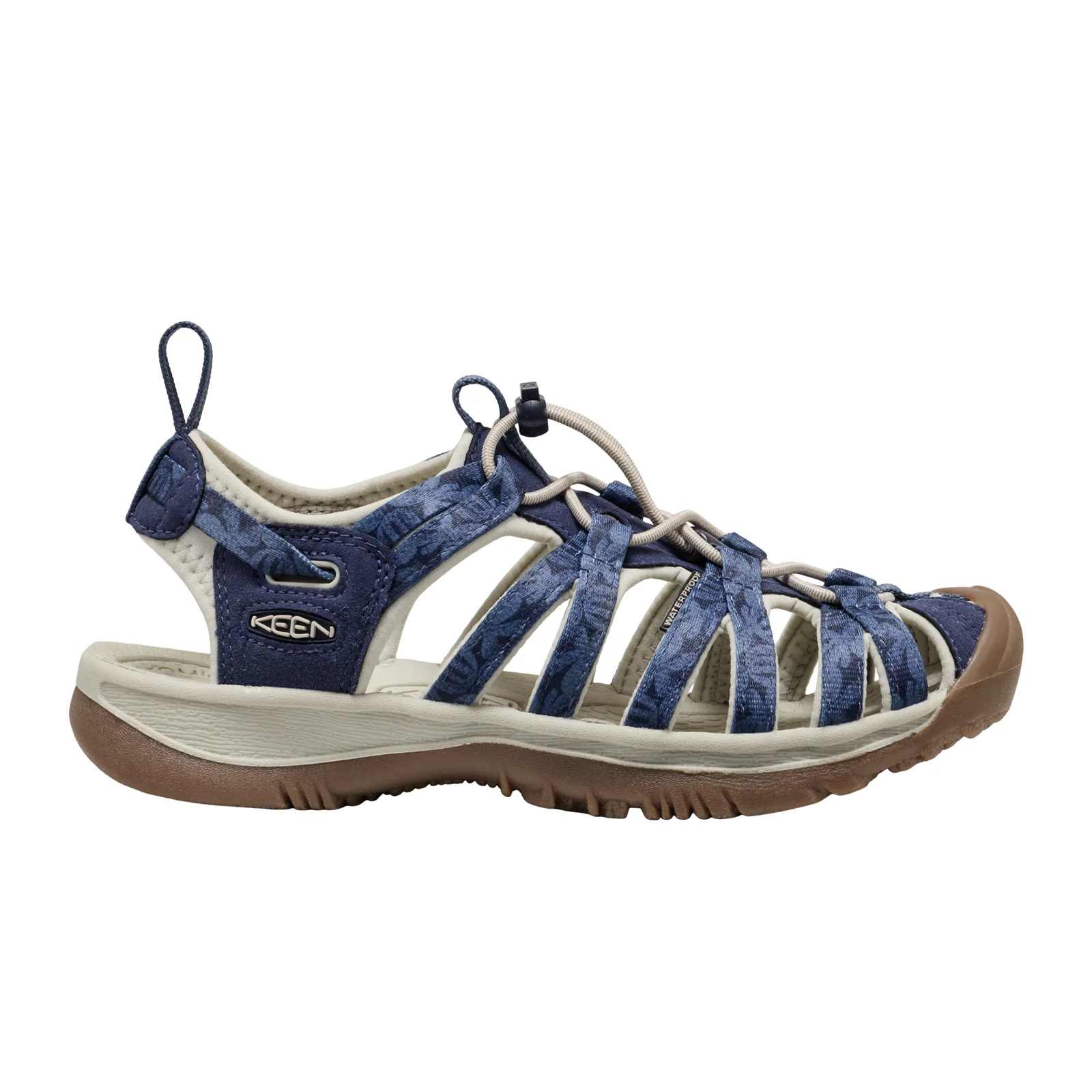 Keen Whisper Active Sandal (Women) - Navy Print