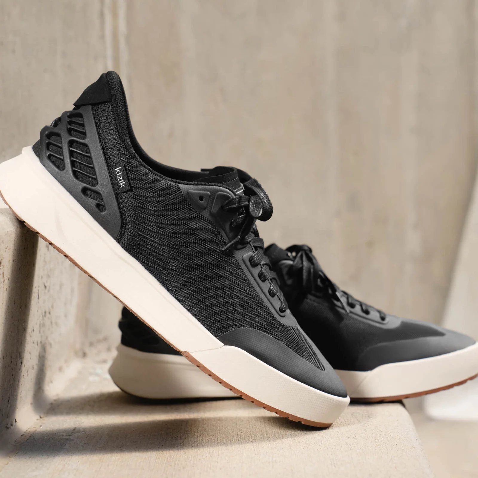 Kizik Austin Sneaker (Men) - Black/Whitecap Gray - Image 10