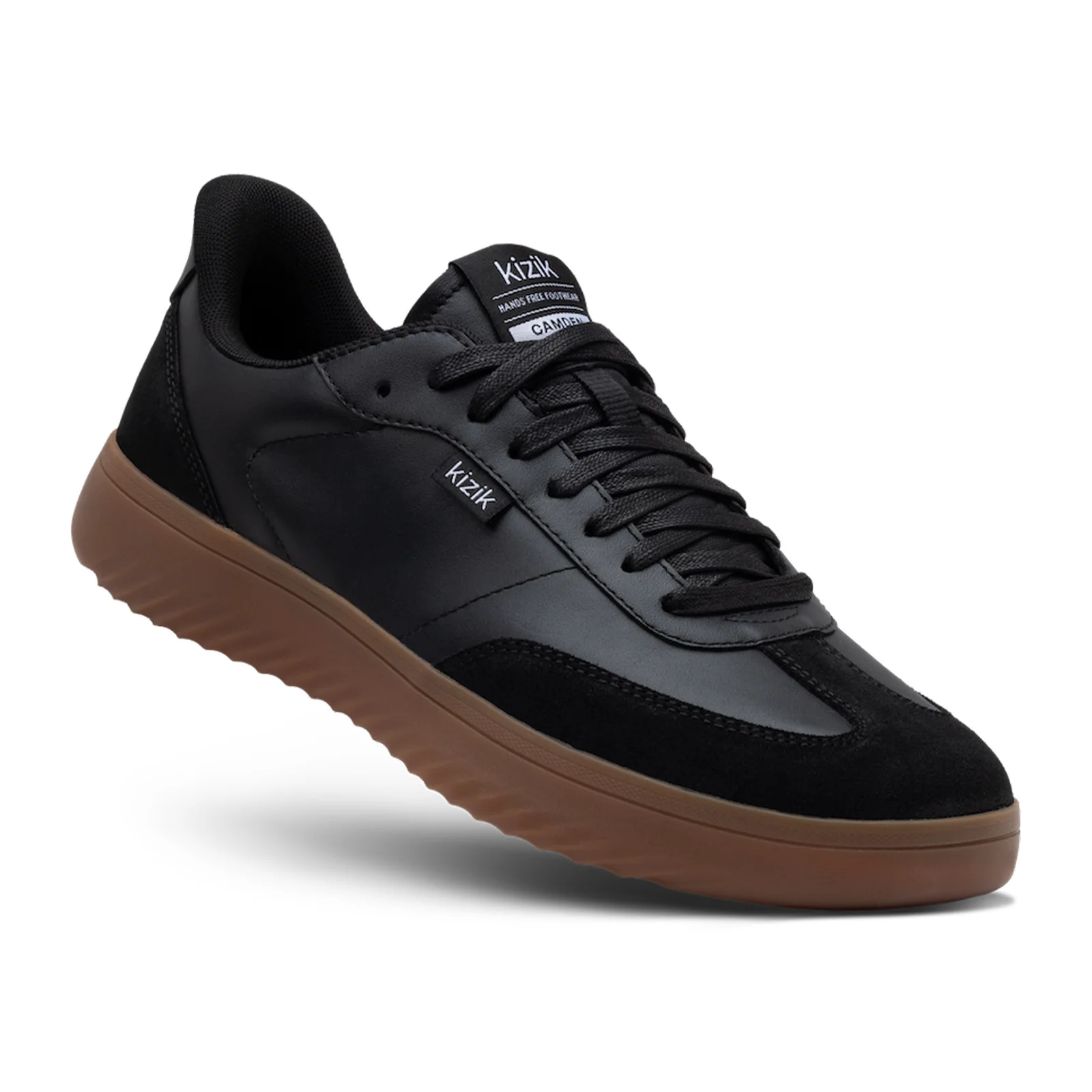 Kizik Camden Sneaker (Men) - Black/Gum - Image 3