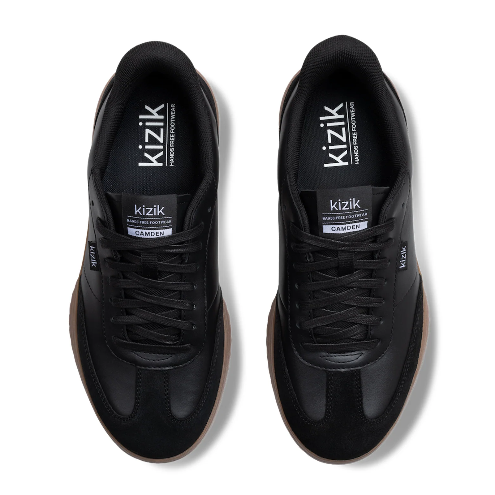 Kizik Camden Sneaker (Men) - Black/Gum - Image 6