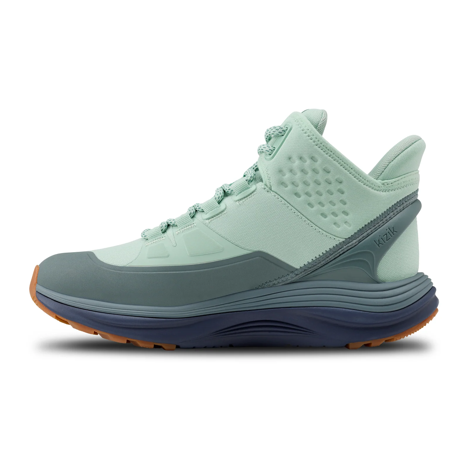 Kizik London All-Terrain Mid Waterproof Sneaker (Women) - Surf Spray/Naval Academy - Image 2