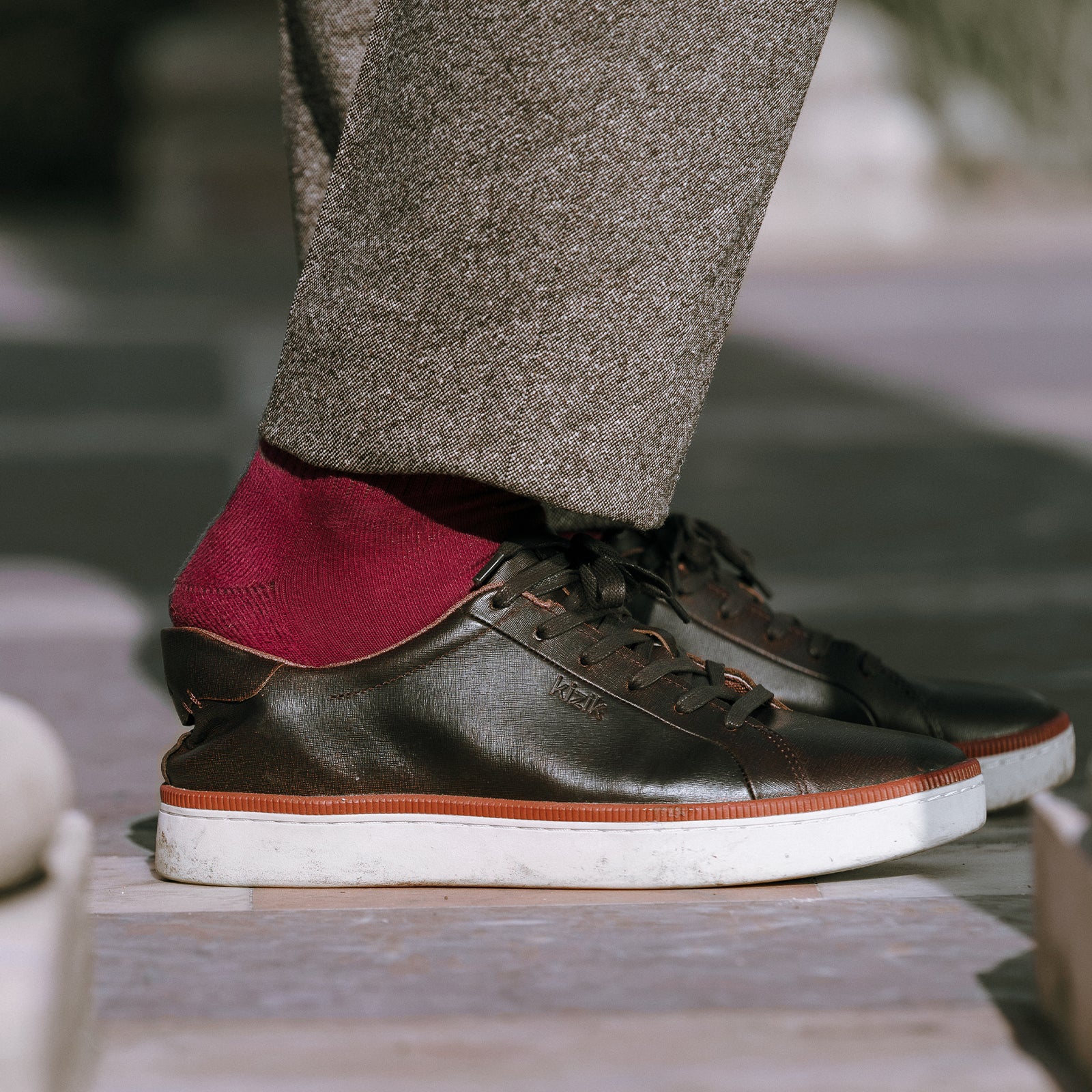 Kizik Sonoma Sneaker (Unisex) - Brown - Image 6