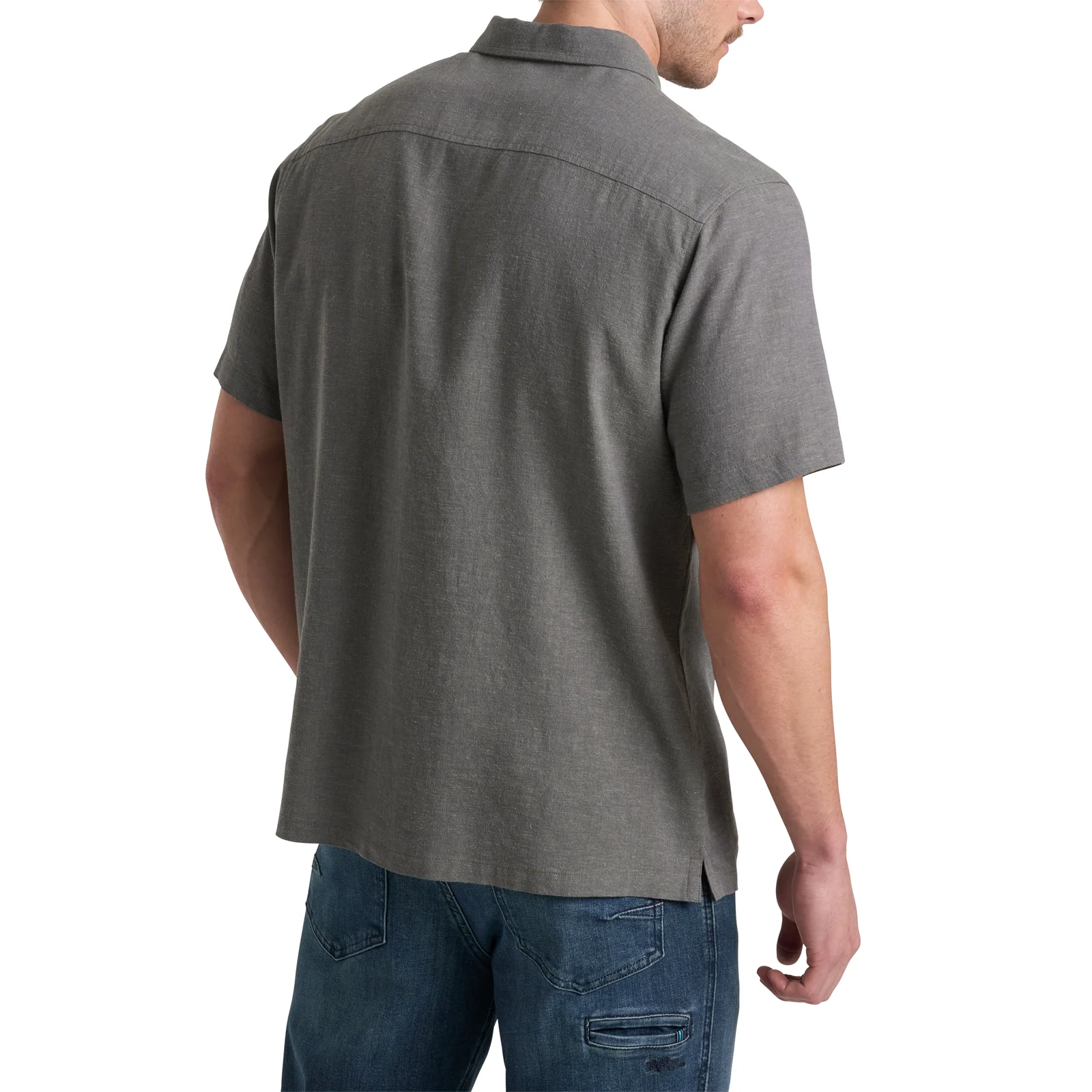 Kuhl Getaway Short Sleeve Shirt (Men) - Pewter Green - Image 2