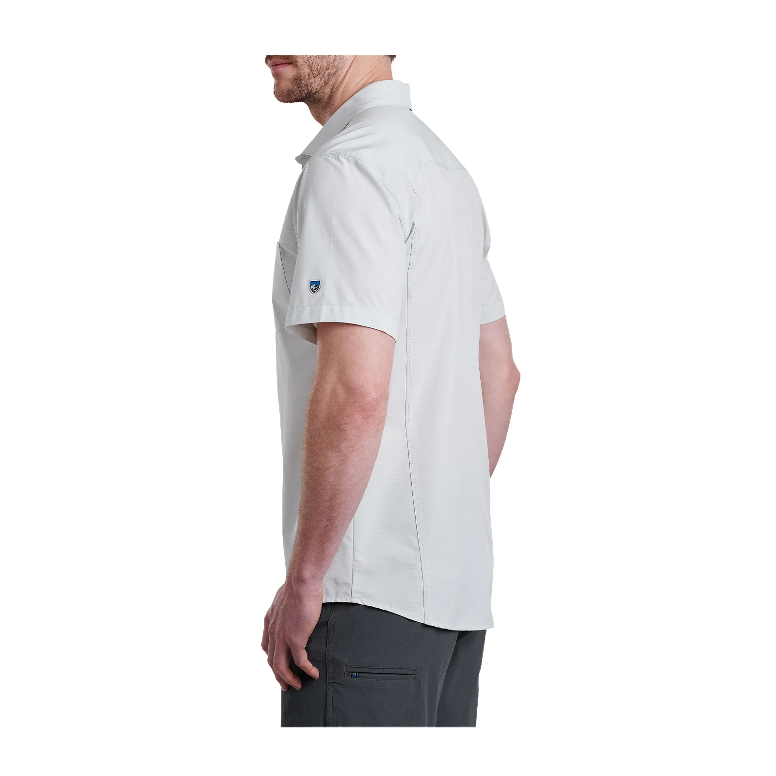 Kuhl Optimizr Short Sleeve Shirt (Men) - Overcast - Image 2