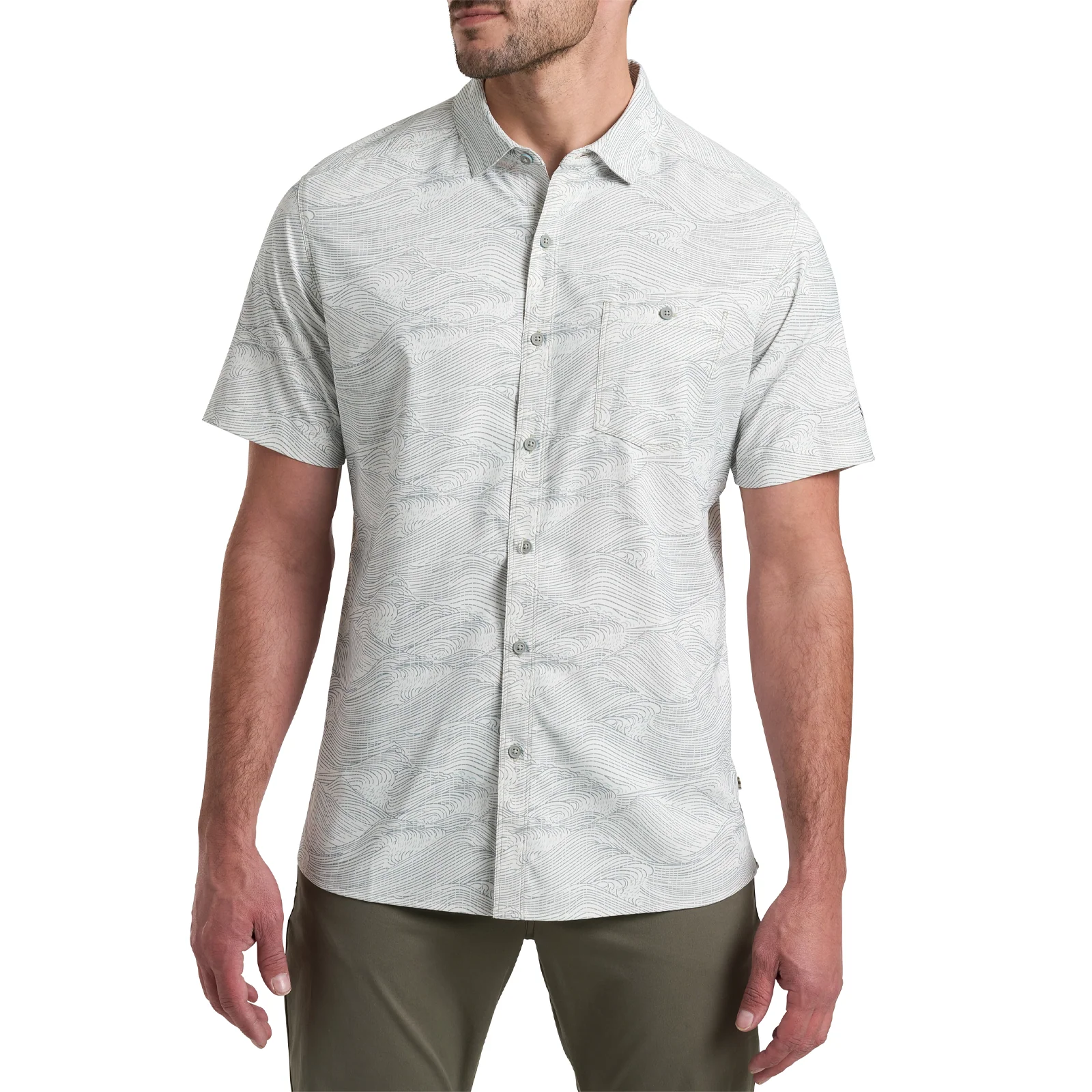 Kuhl Persuadr Short Sleeve Shirt (Men) - Bone