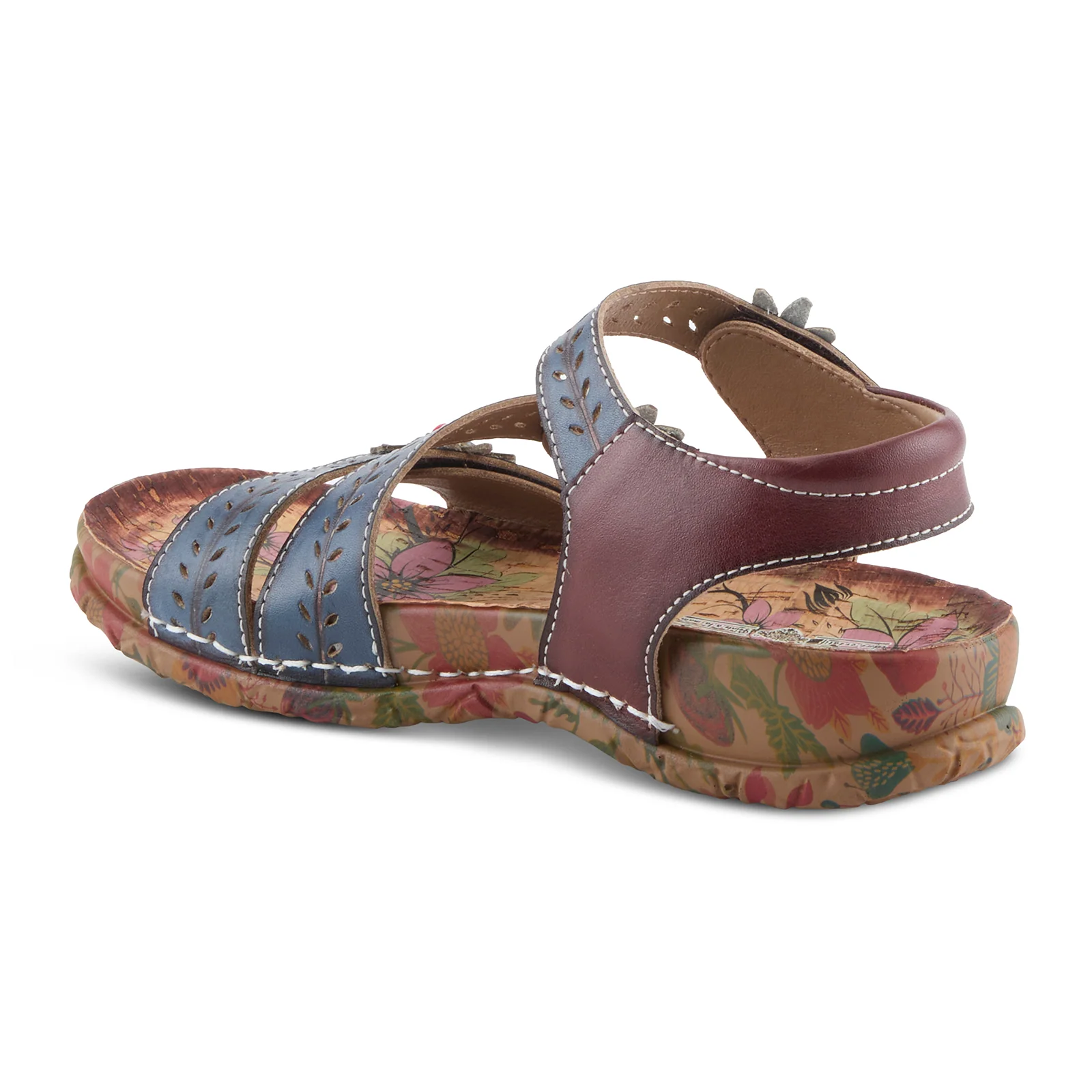 L'Artiste Anewtrio Backstrap Sandal (Women) - Navy Multi - Image 4