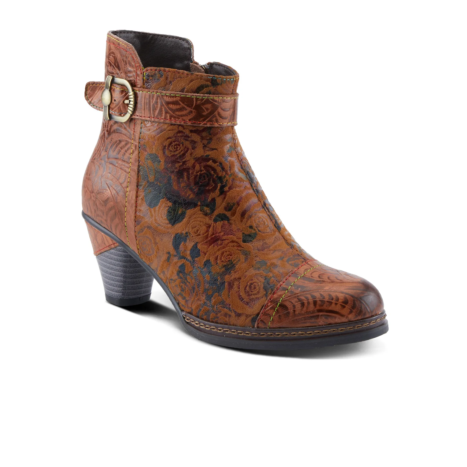 L'Artiste Antilles Heeled Ankle Boot (Women) - Camel - Image 3