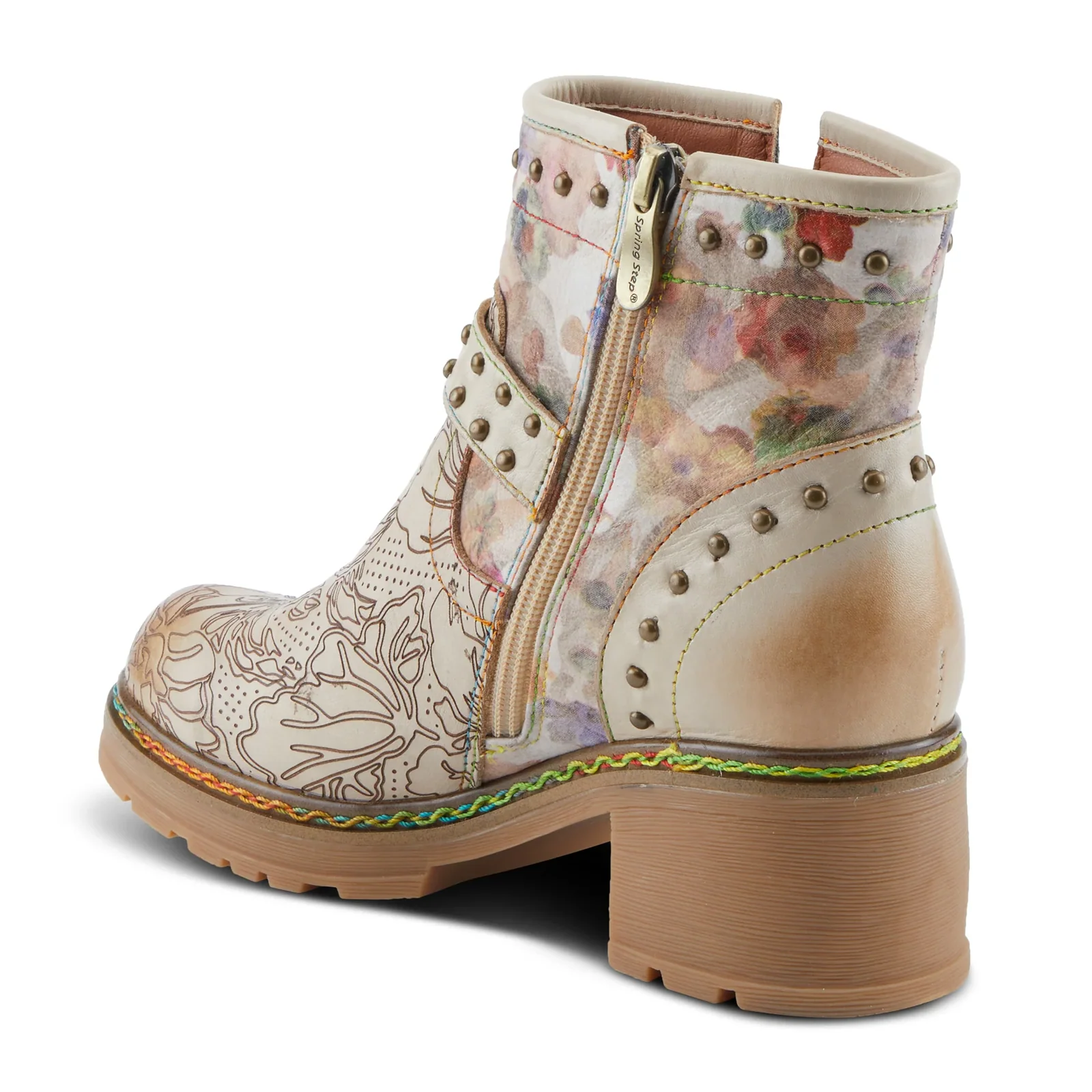 L'Artiste Branchout Ankle Boot (Women) - Beige Multi - Image 3