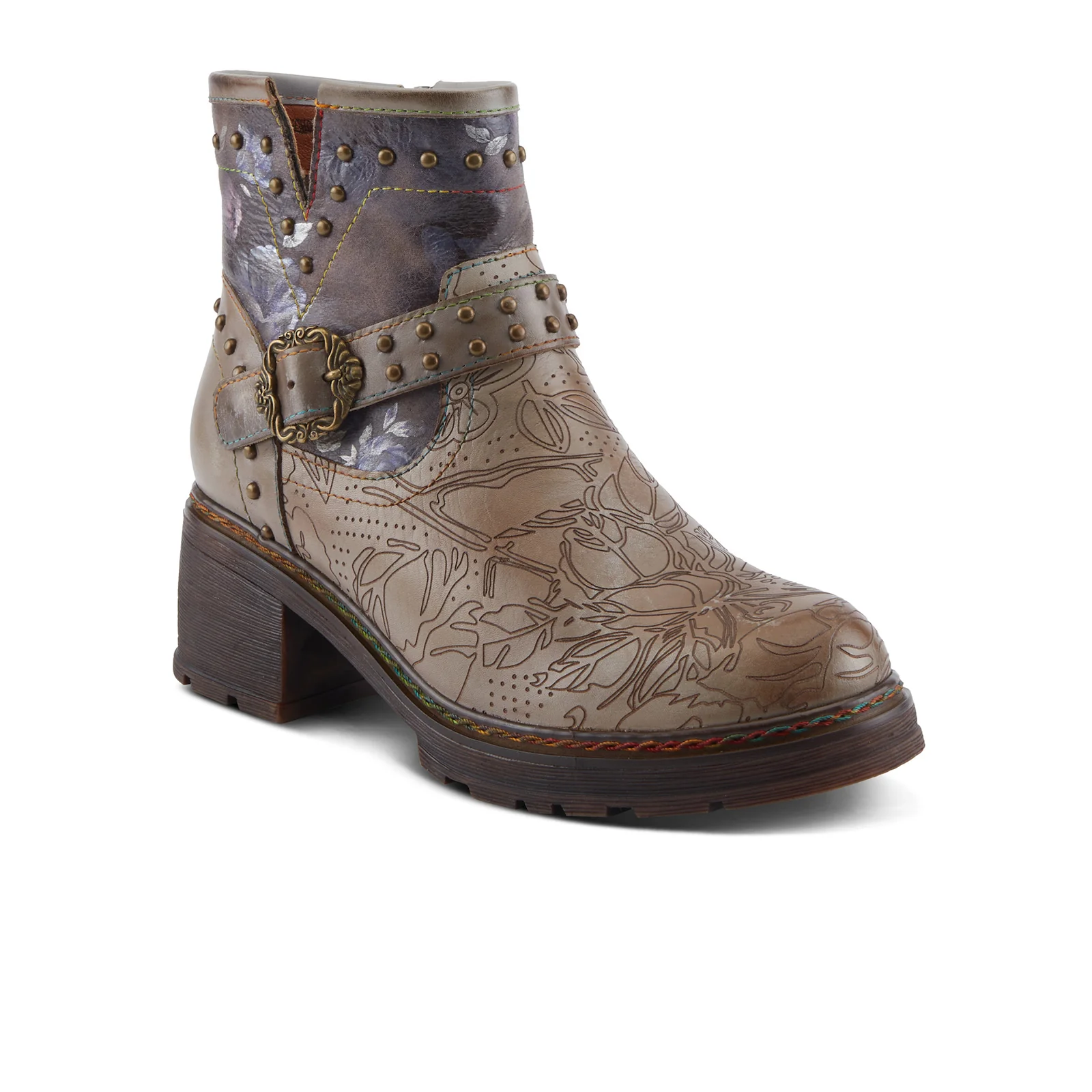 L'Artiste Branchout Ankle Boot (Women) - Grey Multi - Image 3