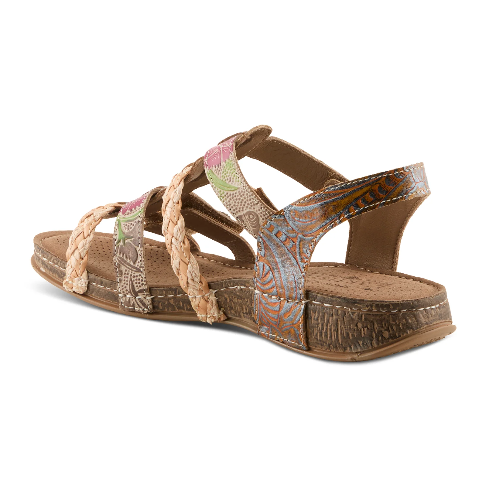 L'Artiste Delila Backstrap Sandal (Women) - Mango Multi - Image 4