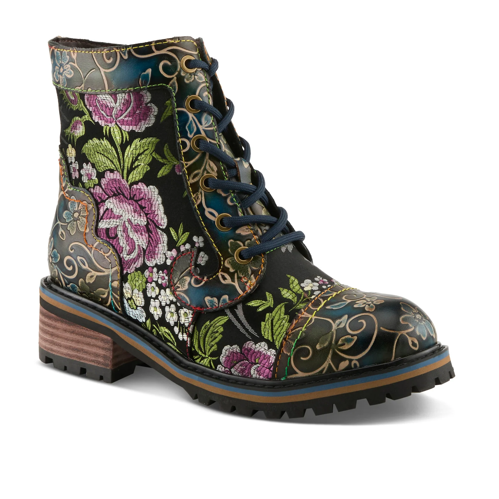 L'Artiste Fantastic Mid Boot (Women) - Blue Multi - Image 3