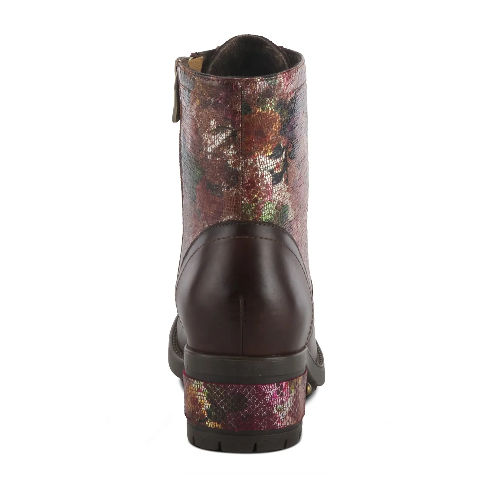 L'Artiste Marty-Met Combat Boot (Women) - Brown Multi - Image 6