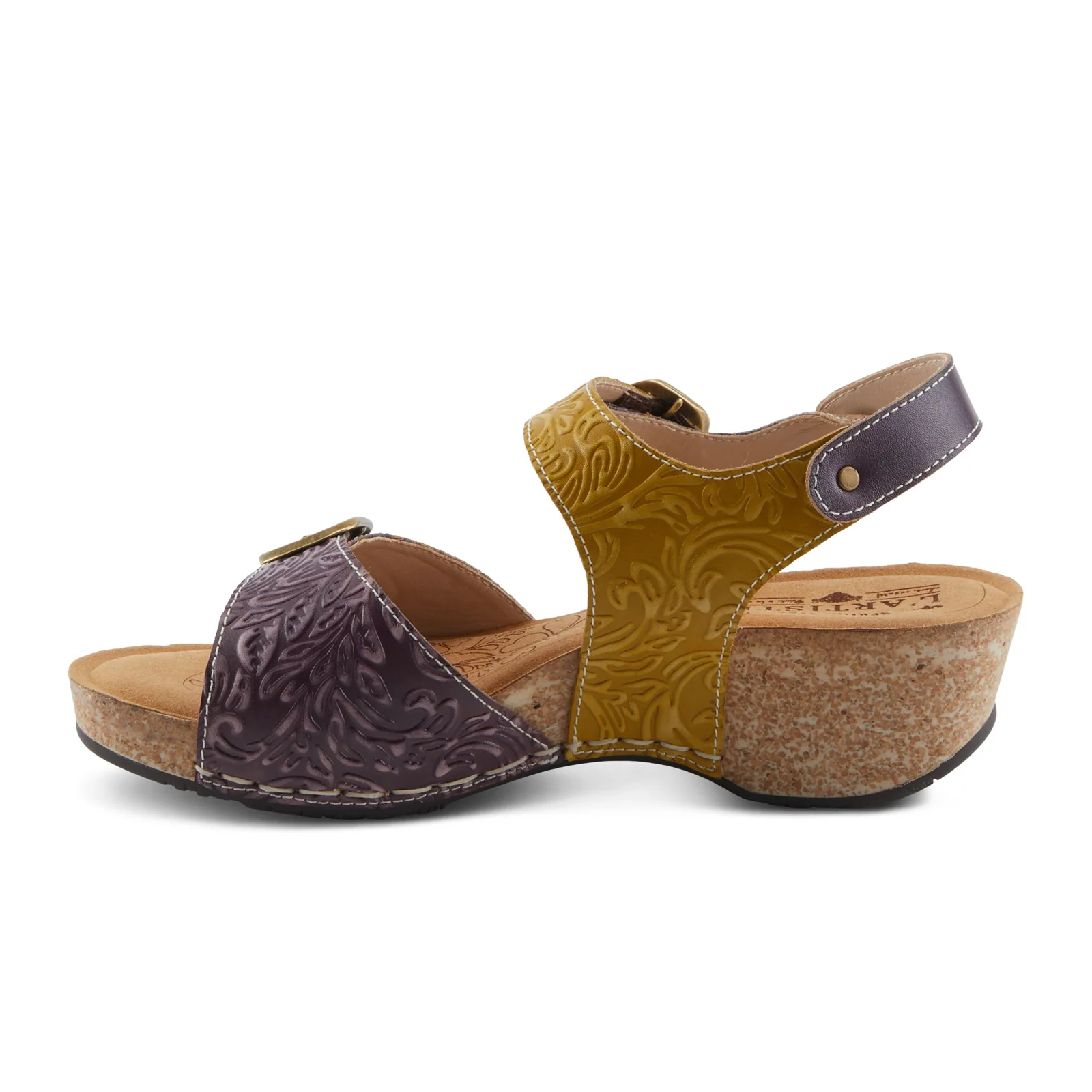 L'Artiste Osuna Wedge Sandal (Women) - Purple Multi - Image 2