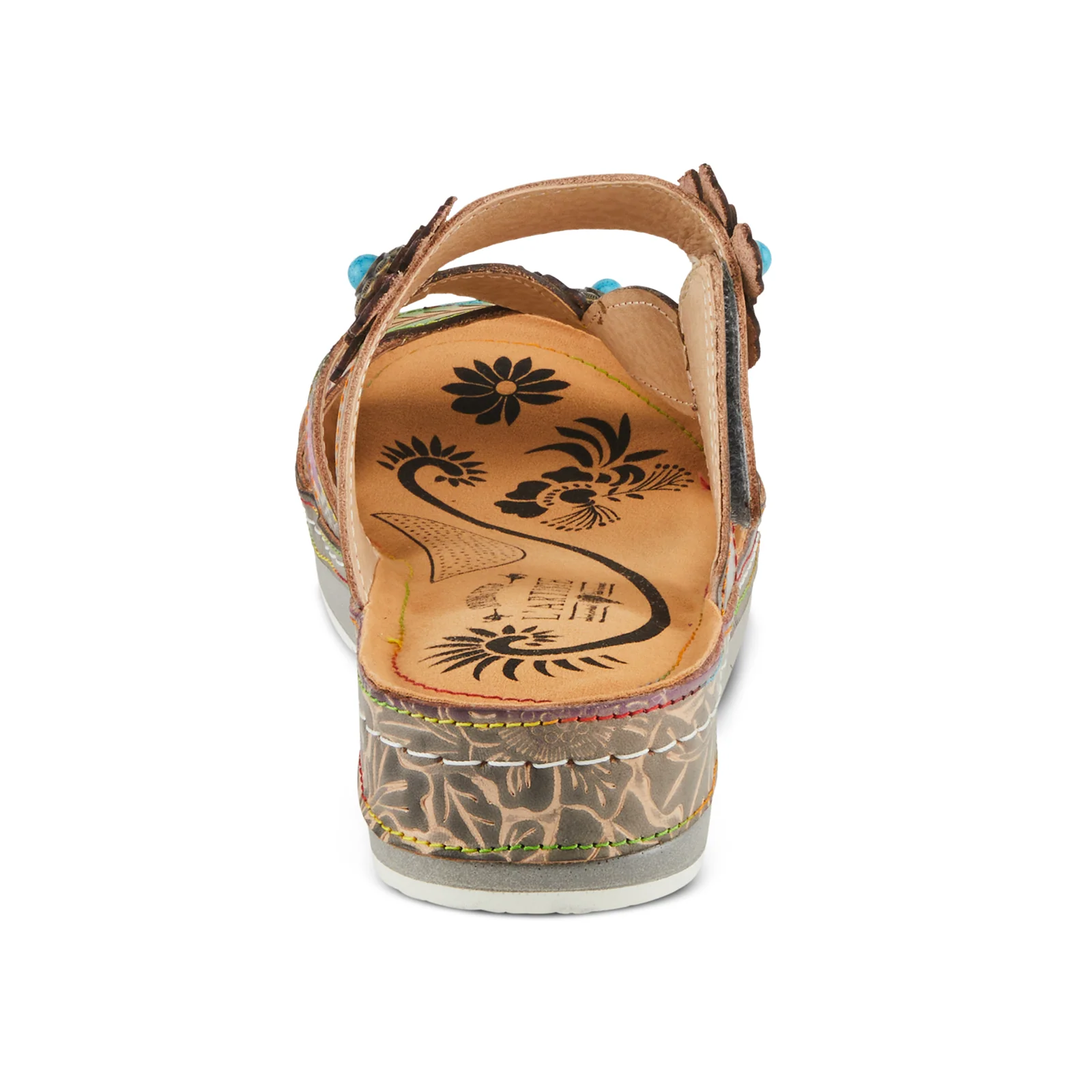 L'Artiste Pillow-Soft Slide Sandal (Women) - Grey Multi - Image 5