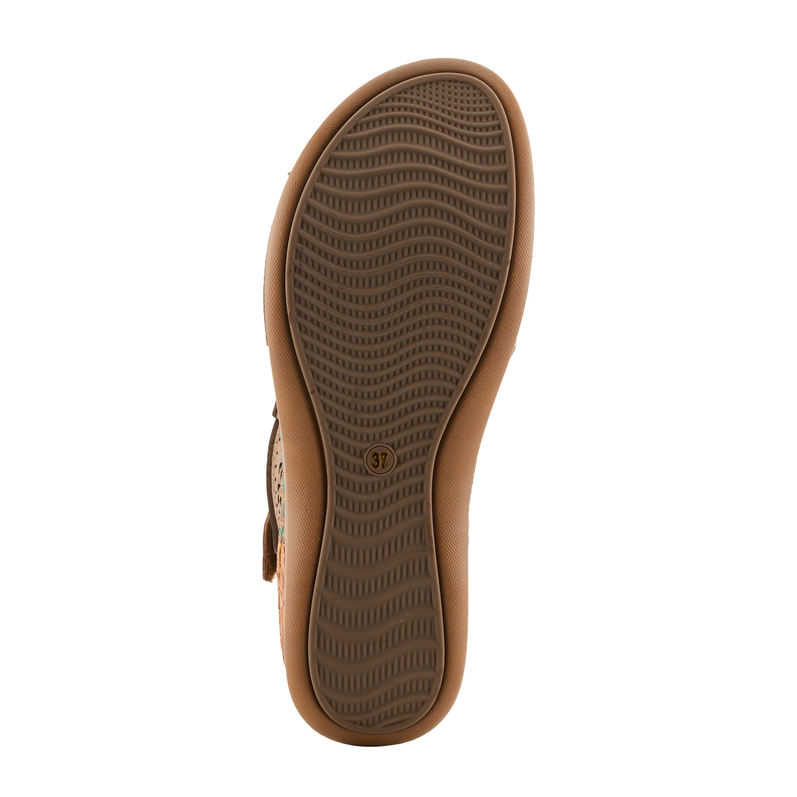 L'Artiste Script Backstrap Sandal (Women) - Tan Multi - Image 7