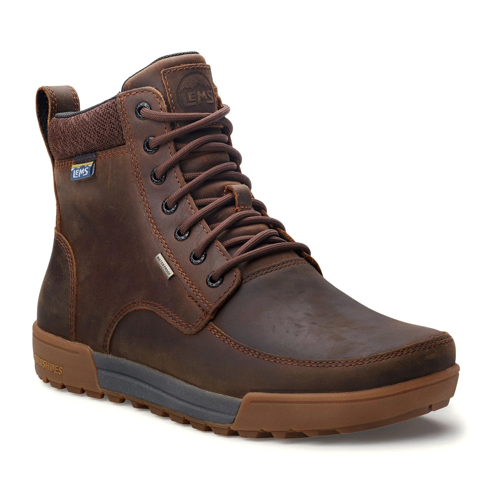 Lems Boulder Summit WP (Unisex) - Rugged Bark - Image 3