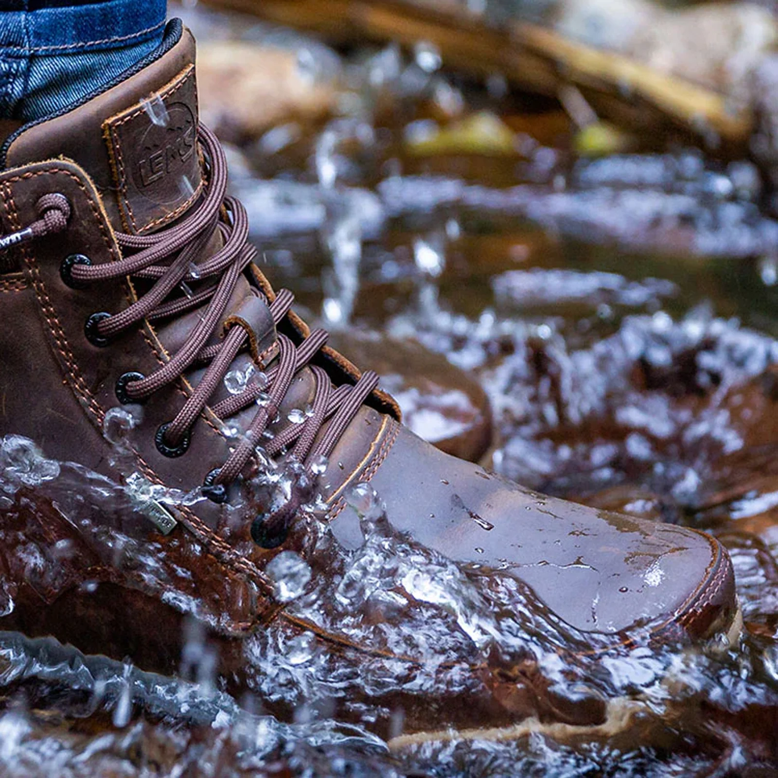Lems Boulder Summit WP (Unisex) - Rugged Bark - Image 8
