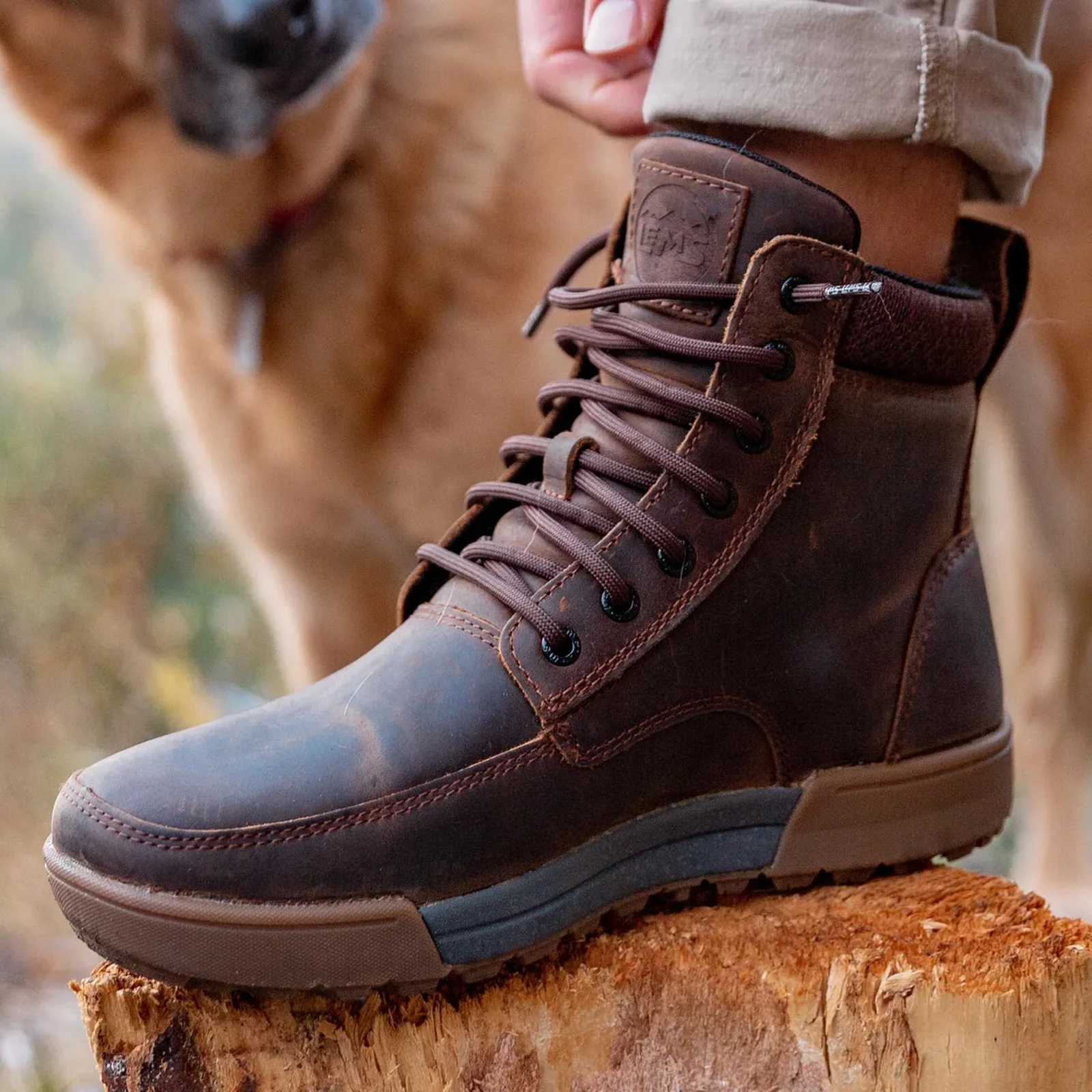 Lems Boulder Summit WP (Unisex) - Rugged Bark - Image 9