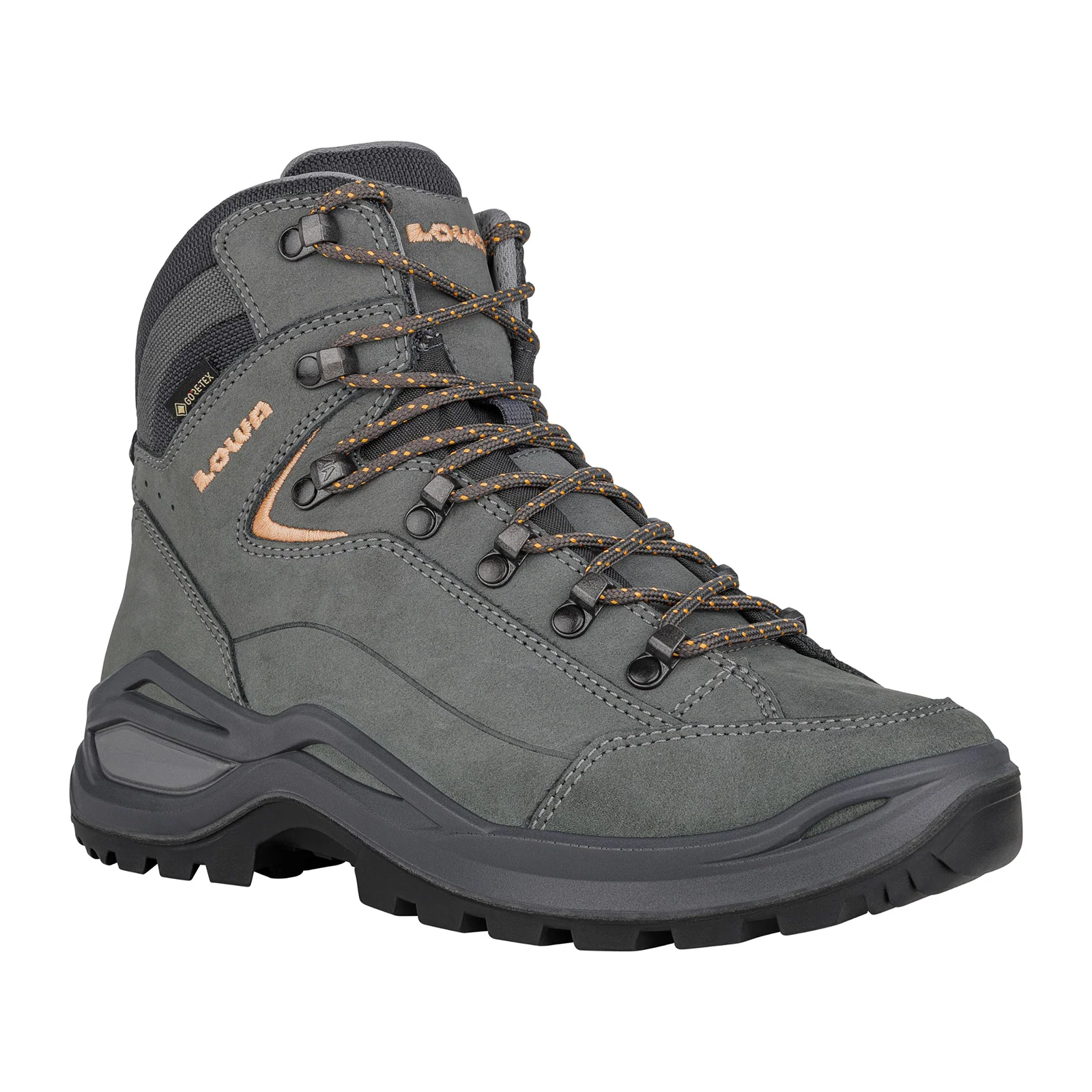 Lowa Renegade EVO GTX Mid Hiking Boot (Women) - Graphite/Apricot - Image 3