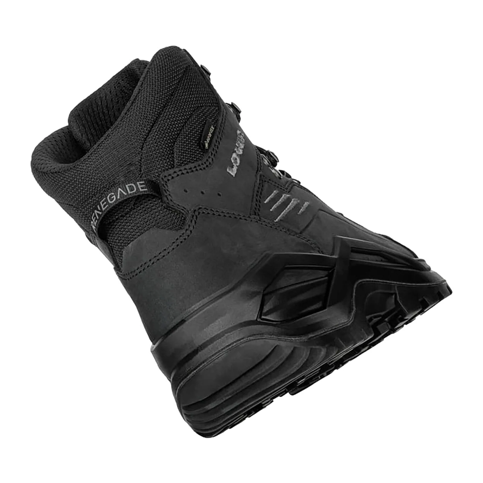 Lowa Renegade EVO GTX Mid Wide Hiking Boot (Men) - Deep Black - Image 3