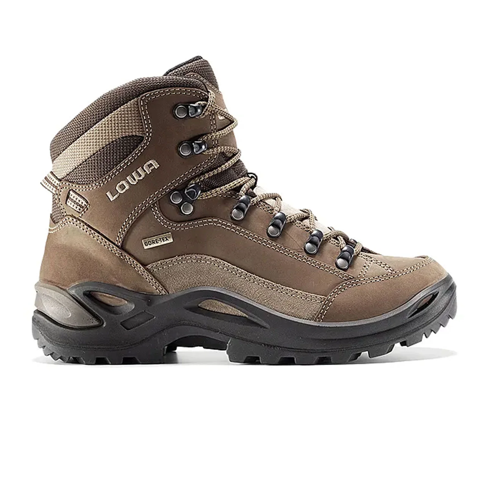 Lowa Renegade GTX Mid Wide Hiking Boot (Women) - Taupe/Sepia