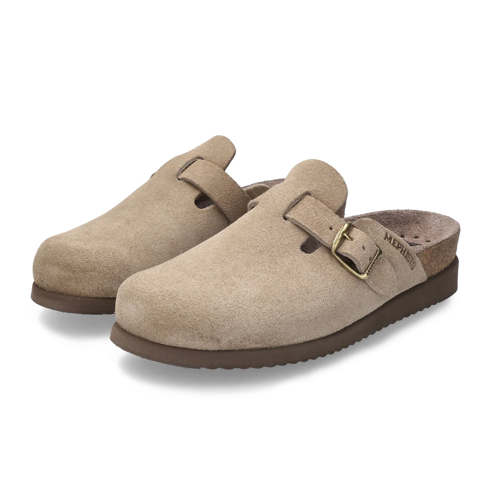 Mephisto Halina Clog (Women) - Warm Grey Suede - Image 2