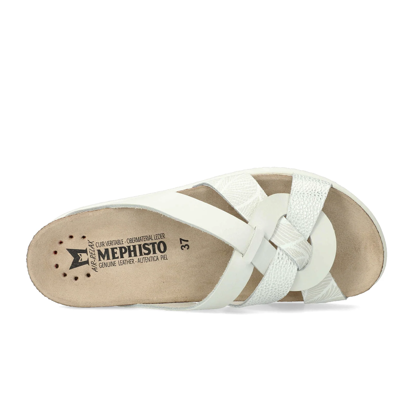 Mephisto Halix Slide Sandal (Women) - Silver Condor - Image 3