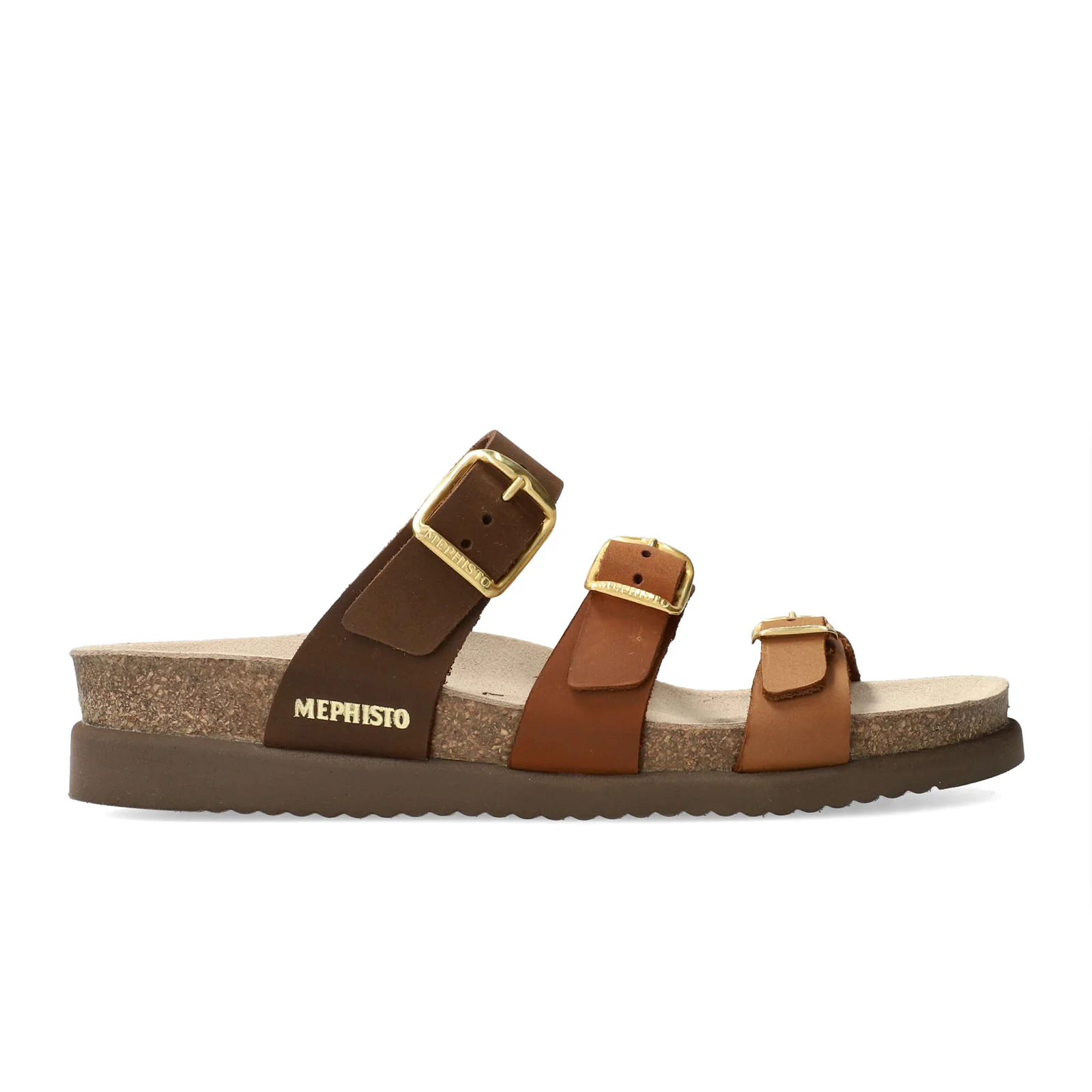 Mephisto Hyacinta Slide Sandal (Women) - Camel Scratch