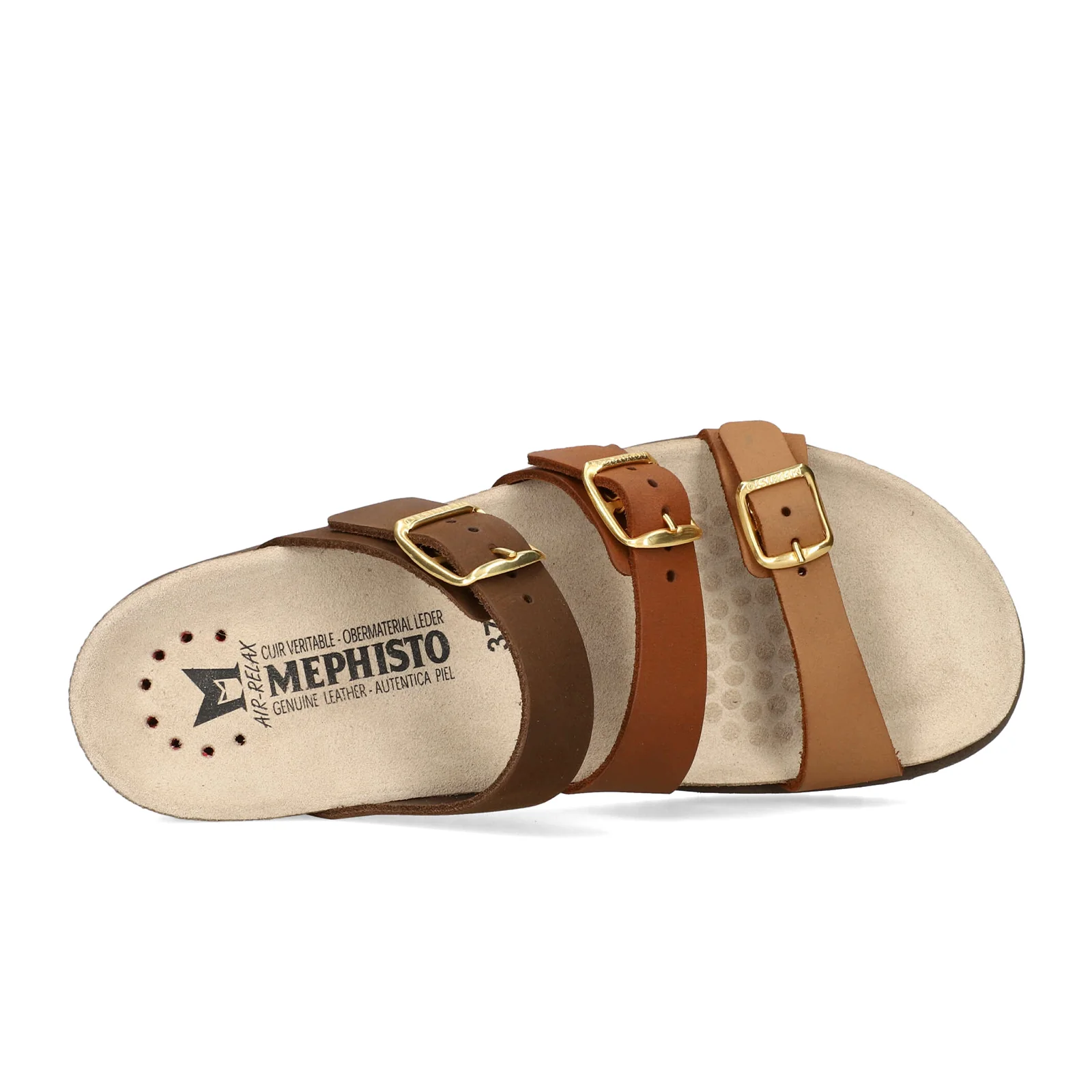 Mephisto Hyacinta Slide Sandal (Women) - Camel Scratch - Image 3