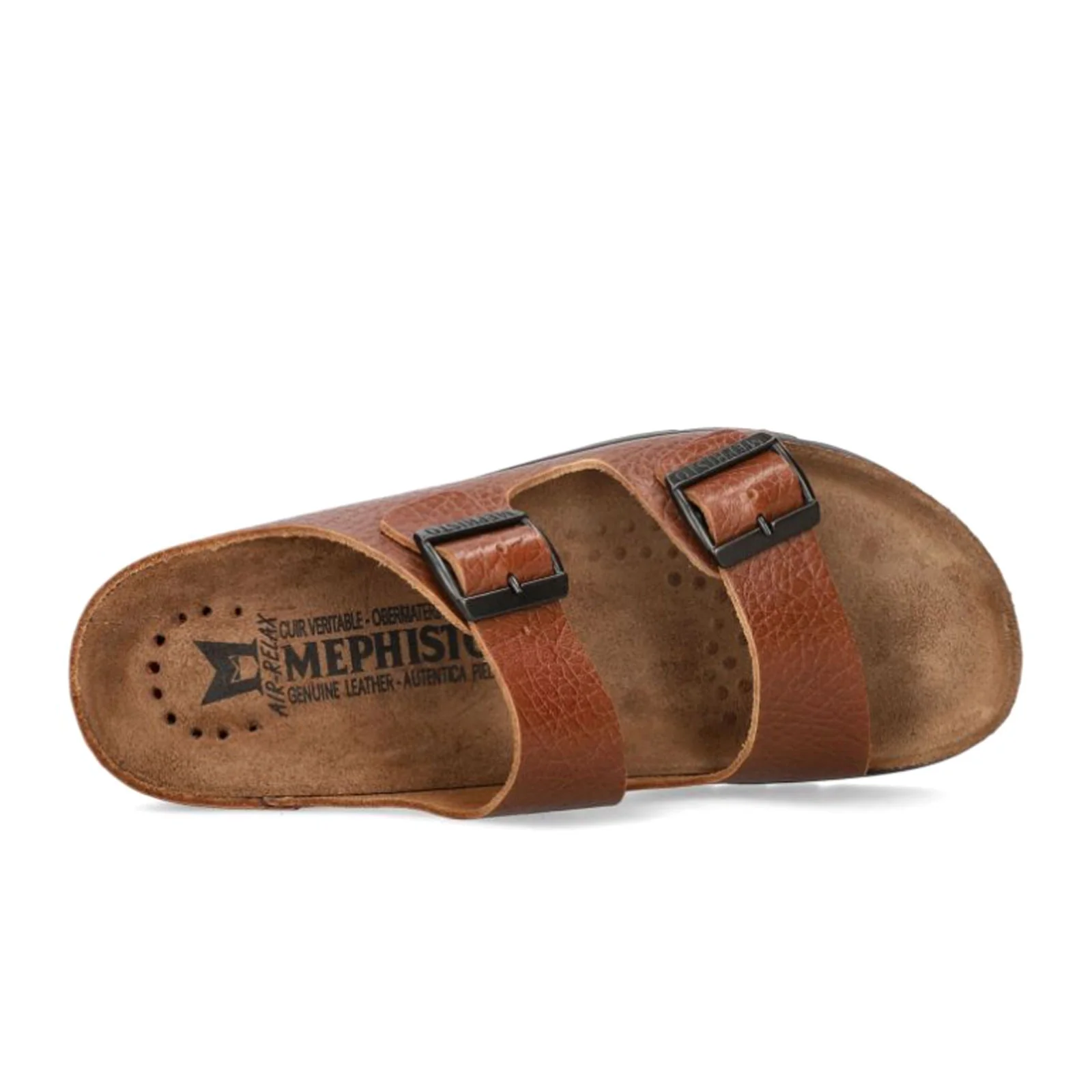 Mephisto Zonder Slide Sandal (Men) - Tan Grain - Image 3