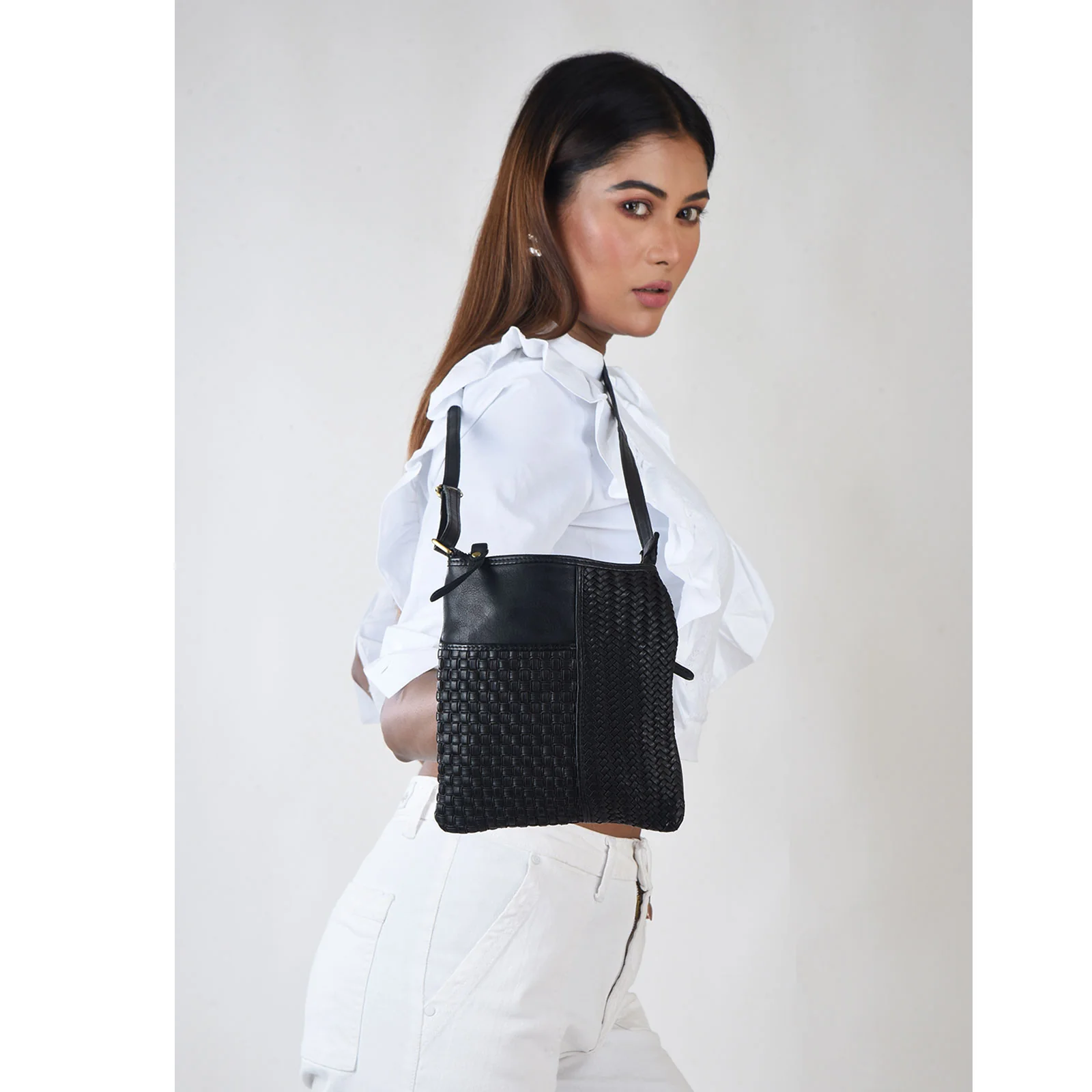 Milo Pixie Crossbody Bag - Black - Image 3