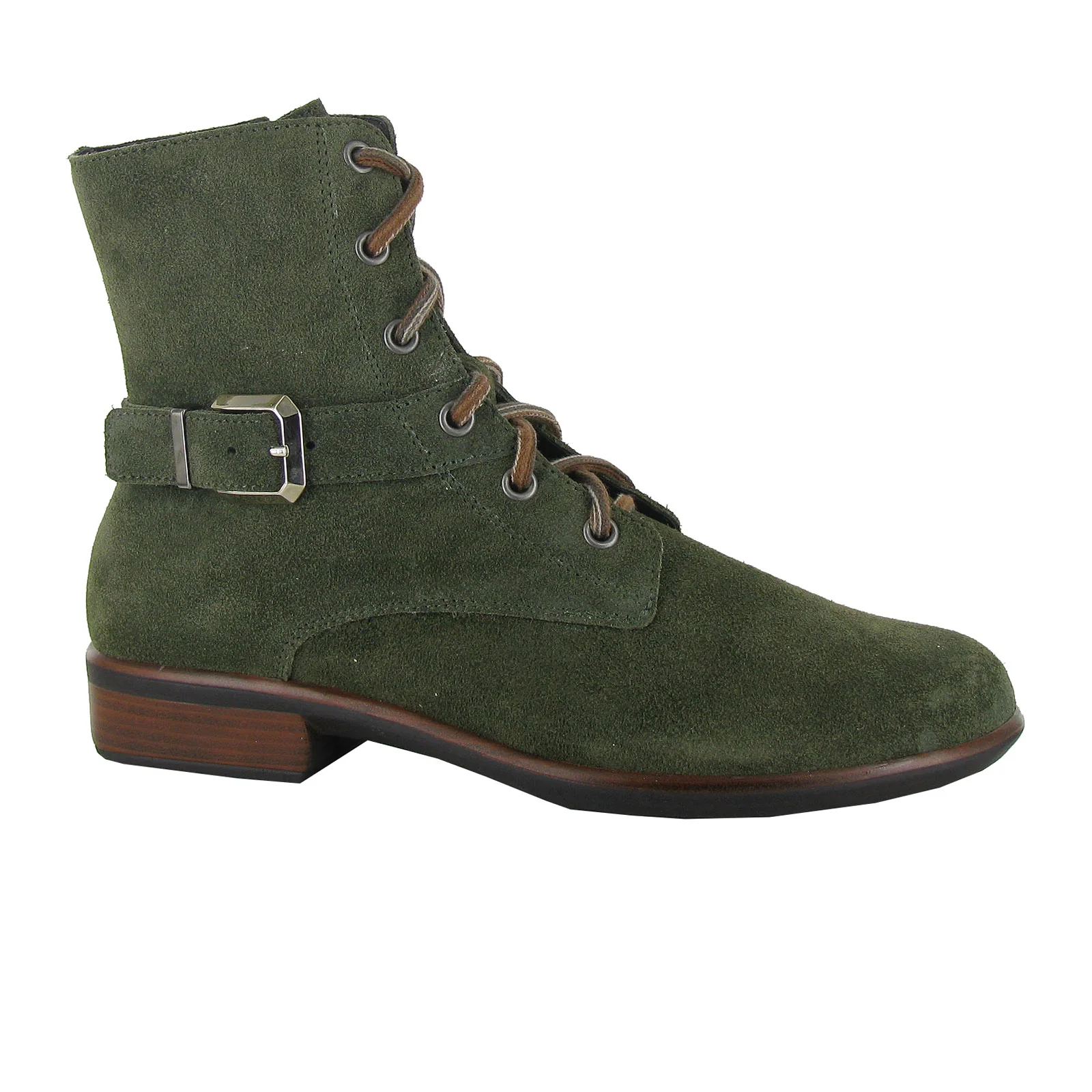 Naot Alize Ankle Boot (Women) - Oily Olive Suede