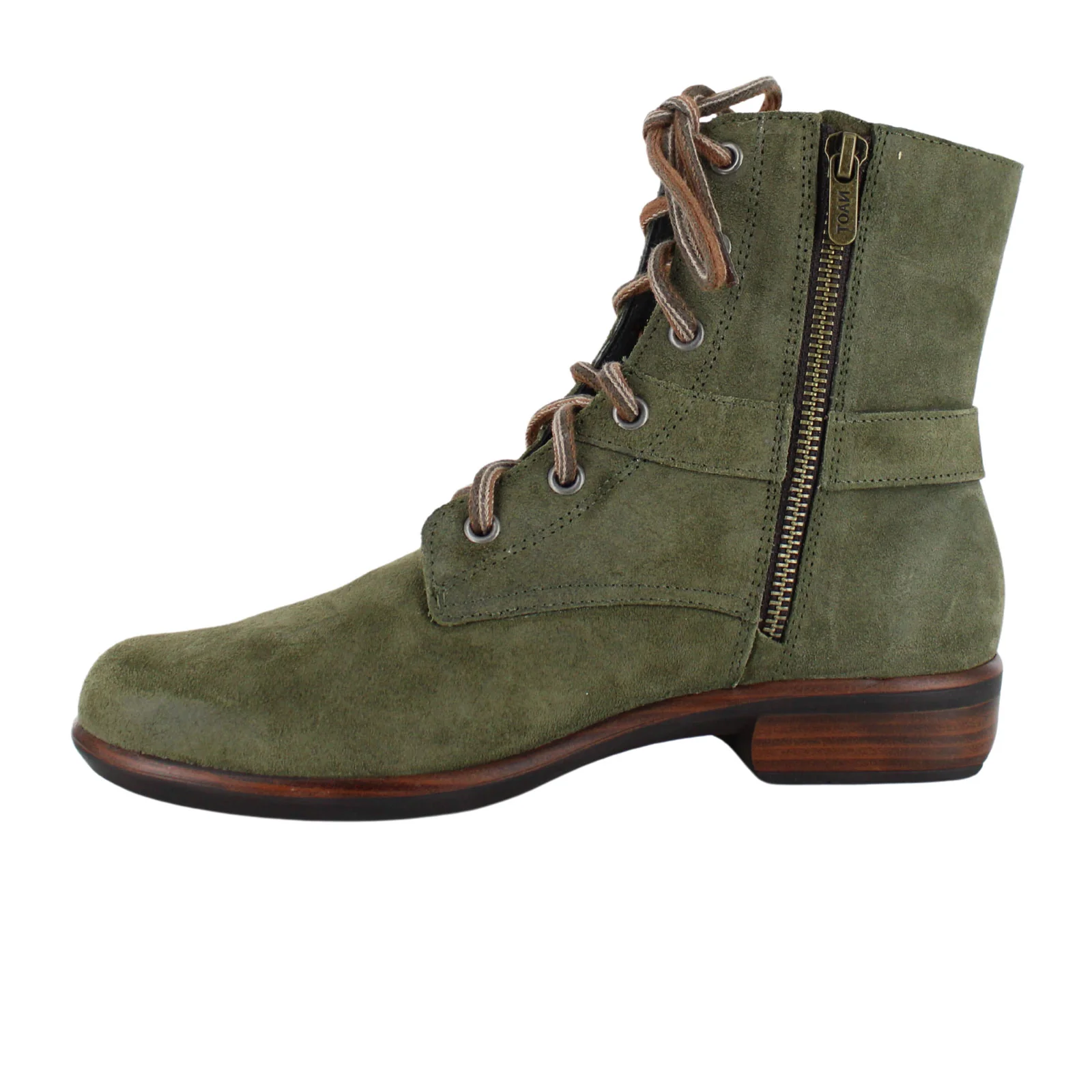 Naot Alize Ankle Boot (Women) - Oily Olive Suede - Image 2