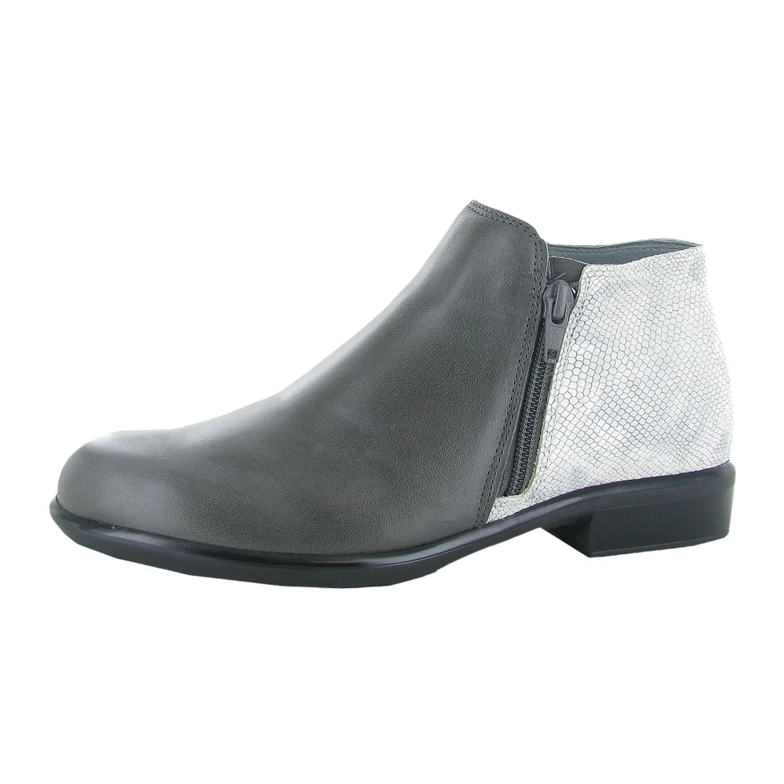 Naot Helm Ankle Boot (Women) - Tin Grey/Silver Snake - Image 2