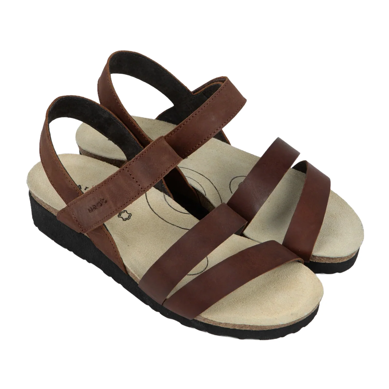 Naot Kayla Arch Pro Wedge Sandal (Women) - Cognac Leather - Image 2