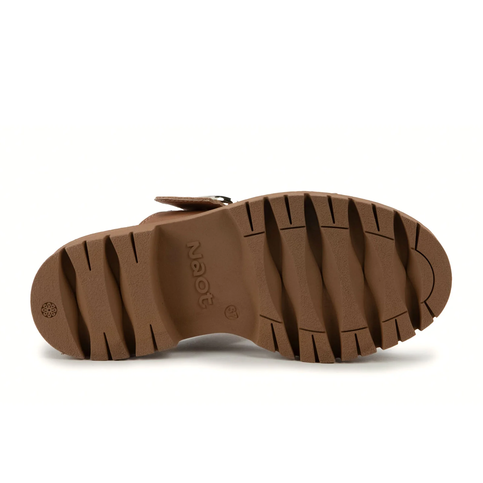 Naot Mulberry Slide Sandal (Women) - Latte Brown Leather - Image 6